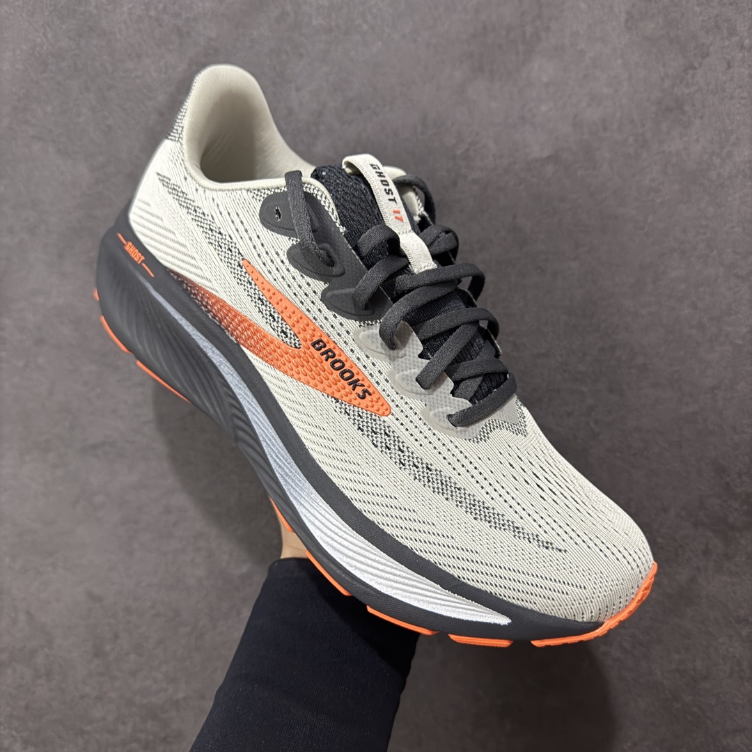 【纯原】外贸热款专供 Brooks 布鲁克斯 Ghost 17 网面运动鞋 官方售K+ 超临界Q弹大底 