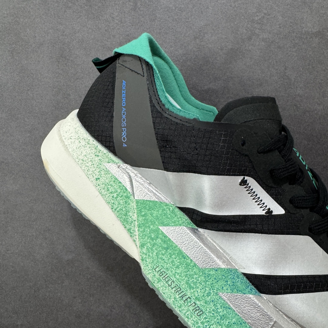 图片[6]-【公司级】Ad Adizero Adios 4 M轻盈跑鞋 耐磨减震专业跑步鞋 无论是平时训练还是马拉松，让这款adidas跑步鞋伴你畅快开跑 兼具舒适性和结构感，搭载Lightstrike科技，为步伐注入活力 货号：JR6365 尺码：36 36.5 37.5 38 38.5 39 40 40.5 41 42 42.5 43 44 44.5 45 46 尺码：36～46半 编码：FSB260270-选品中心