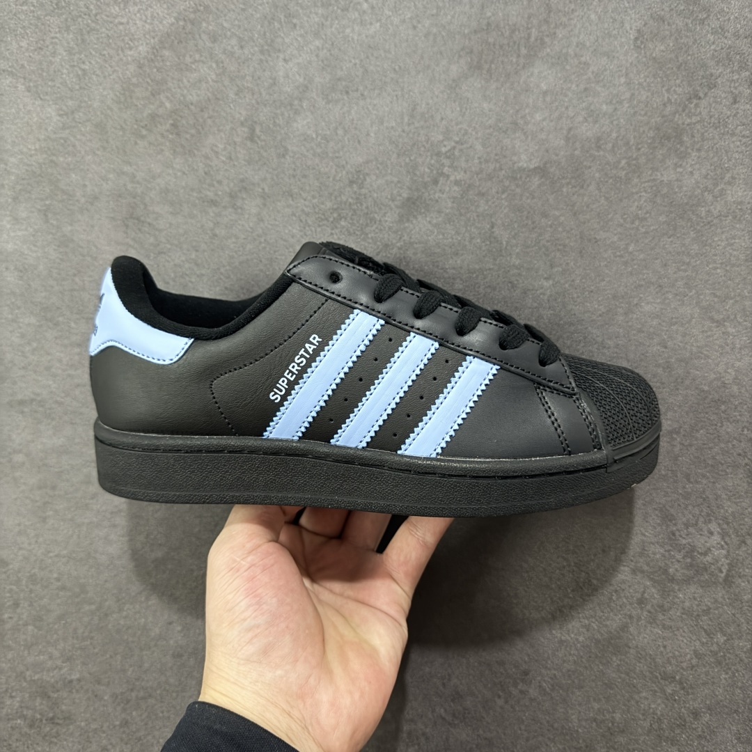 【纯原】Adidas Originals Superstar II全新配色 贝壳头休闲板鞋 平台正单 全