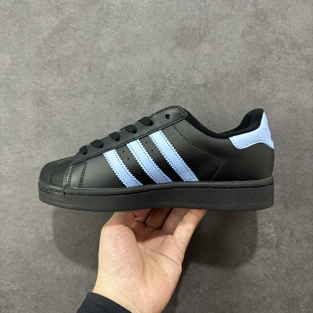 【纯原】Adidas Originals Superstar II全新配色 贝壳头休闲板鞋 平台正单 全