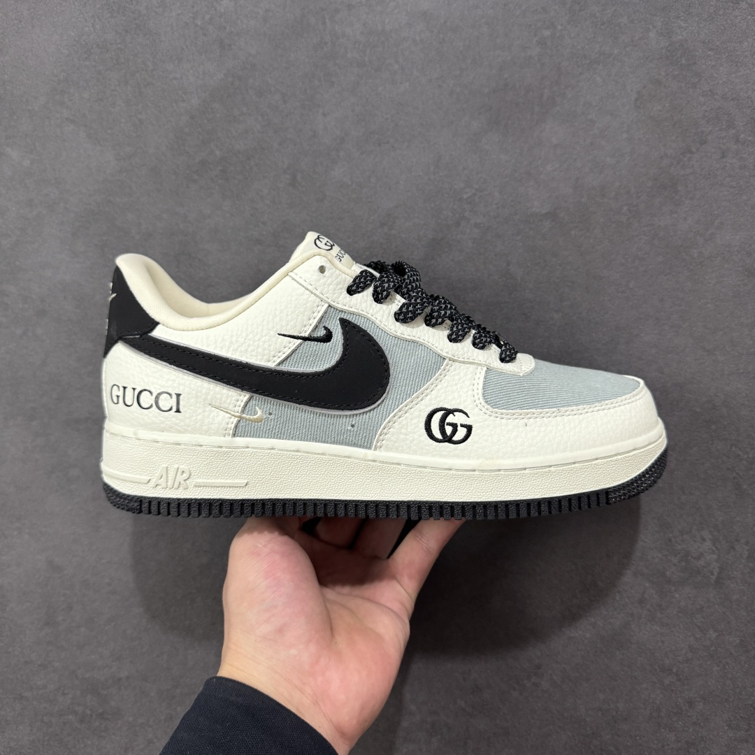 【定制版】NIke Air Force 1 \'07 Low × GUCCI 高端定制联名空军一号低帮 运动鞋 休闲鞋 折边针车 工艺难度大 原楦头原纸板 原装鞋盒 定制五金配件 内置全掌气垫 原厂鞋底 货号:YF9511-808 尺码:36 36.5 37.5 38 38.5 39 40 40.5 41 42 42.5 43 44 44.5 45 编码:HXSB310320-选品中心