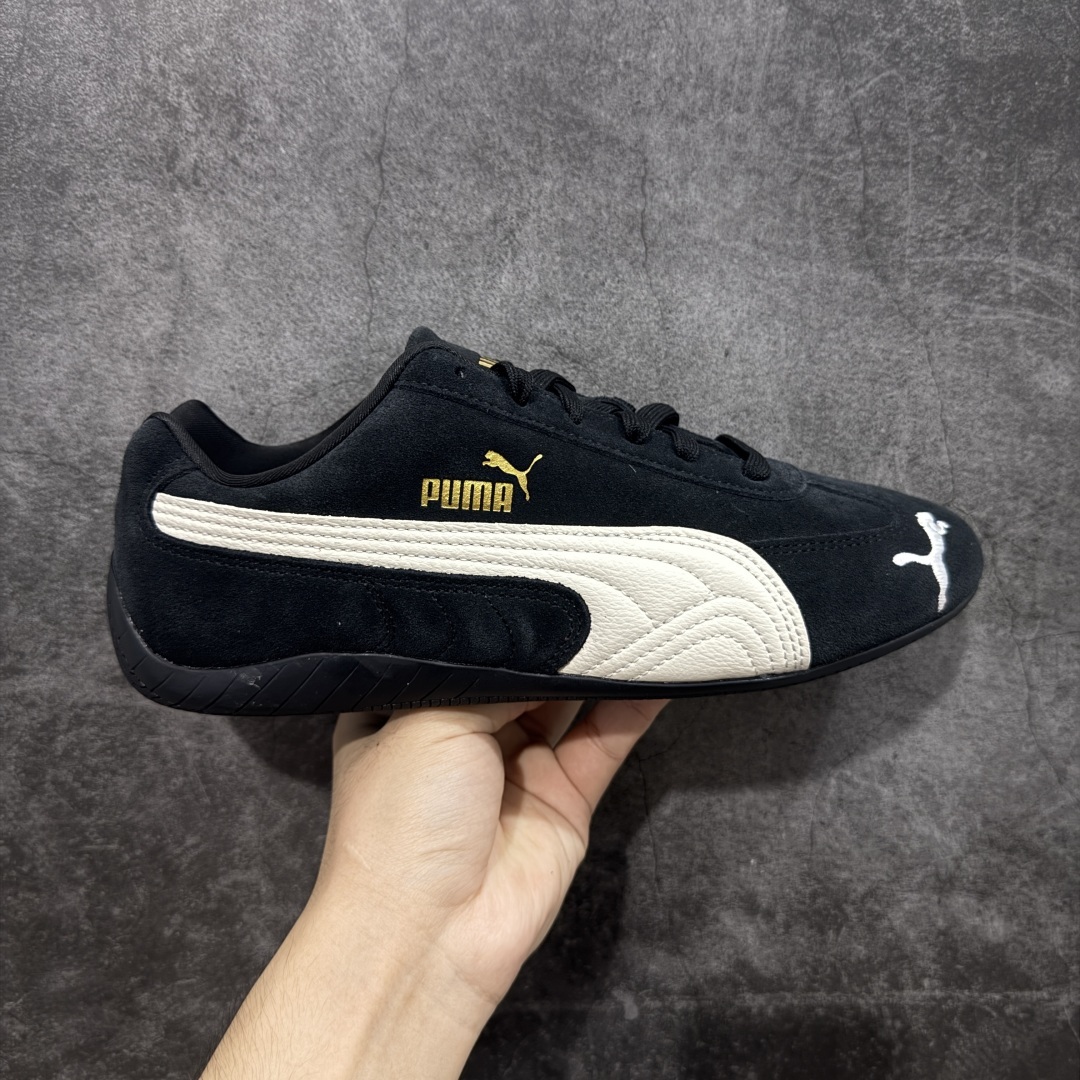 【纯原】Puma Speedcat OG Sparco彪马罗马阿莫尔系列 复古运动休闲赛车跑鞋 黑米白皮