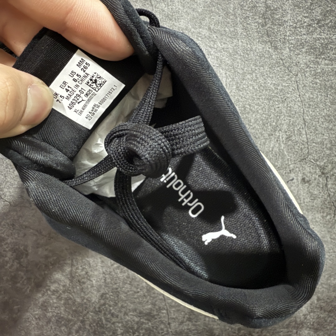 【纯原】Puma Speedcat OG Sparco彪马罗马阿莫尔系列 复古运动休闲赛车跑鞋 黑米白皮