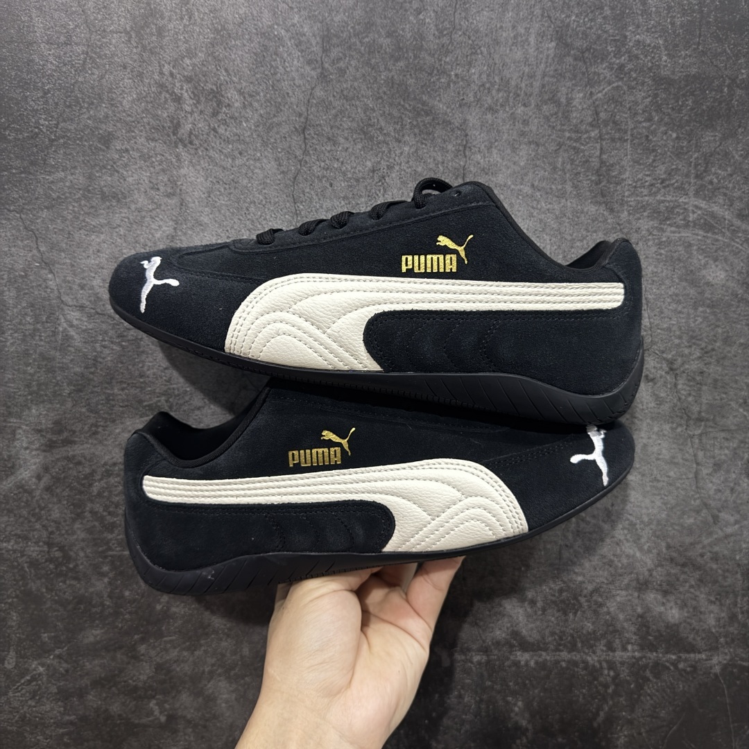 【纯原】Puma Speedcat OG Sparco彪马罗马阿莫尔系列 复古运动休闲赛车跑鞋 黑米白皮