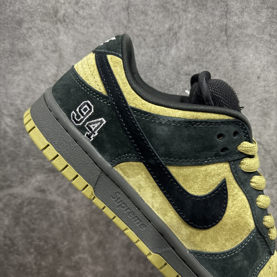 【纯原】Supreme x NK Dunk Low 低帮Sup联名棕黄货号：HQ8487-300专业du