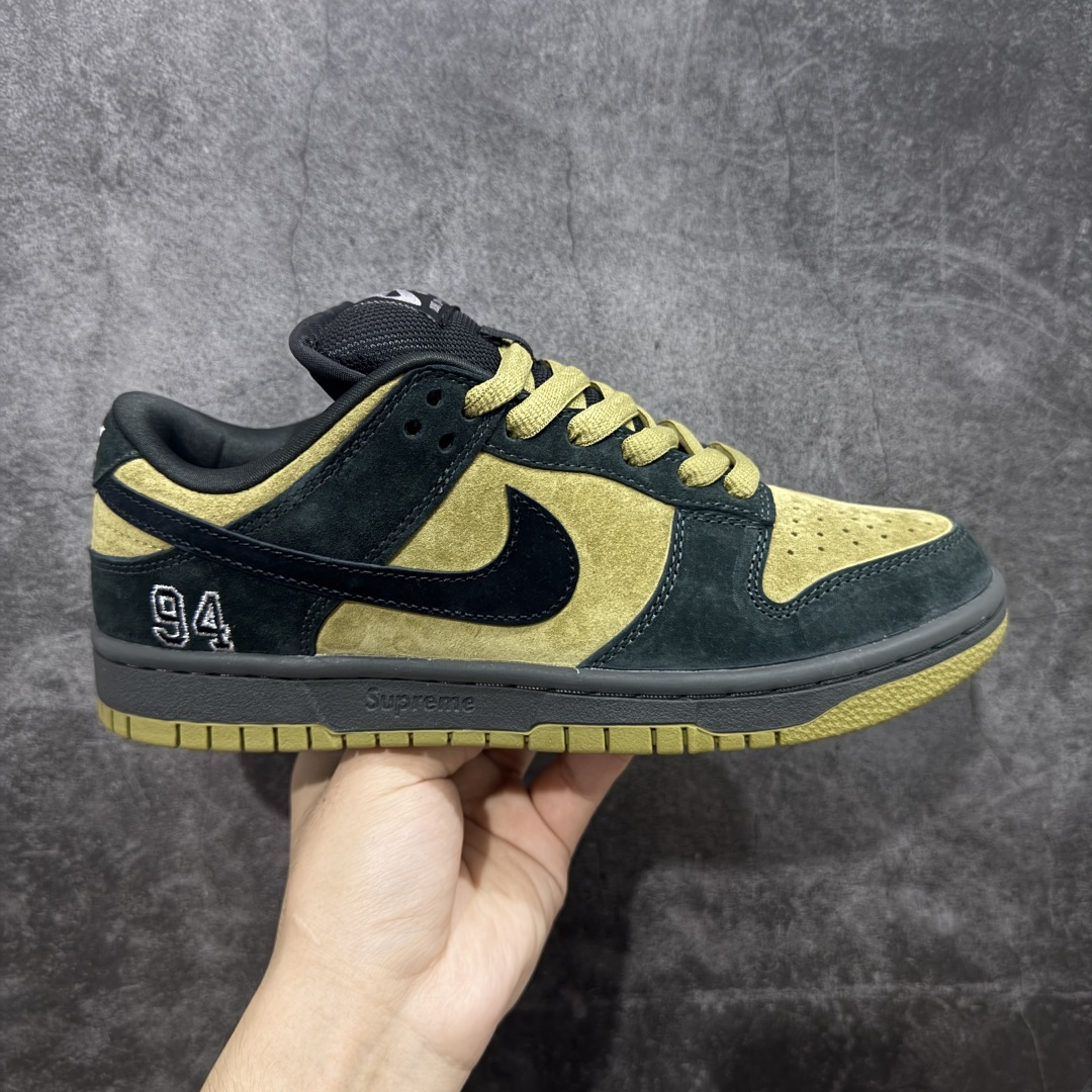 【纯原】Supreme x NK Dunk Low 低帮Sup联名棕黄货号：HQ8487-300专业du