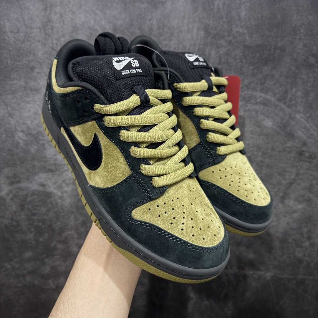 【纯原】Supreme x NK Dunk Low 低帮Sup联名棕黄货号：HQ8487-300专业du
