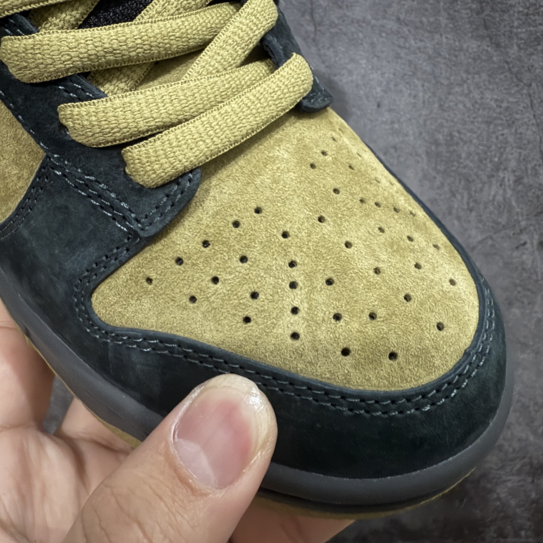 【纯原】Supreme x NK Dunk Low 低帮Sup联名棕黄货号：HQ8487-300专业du