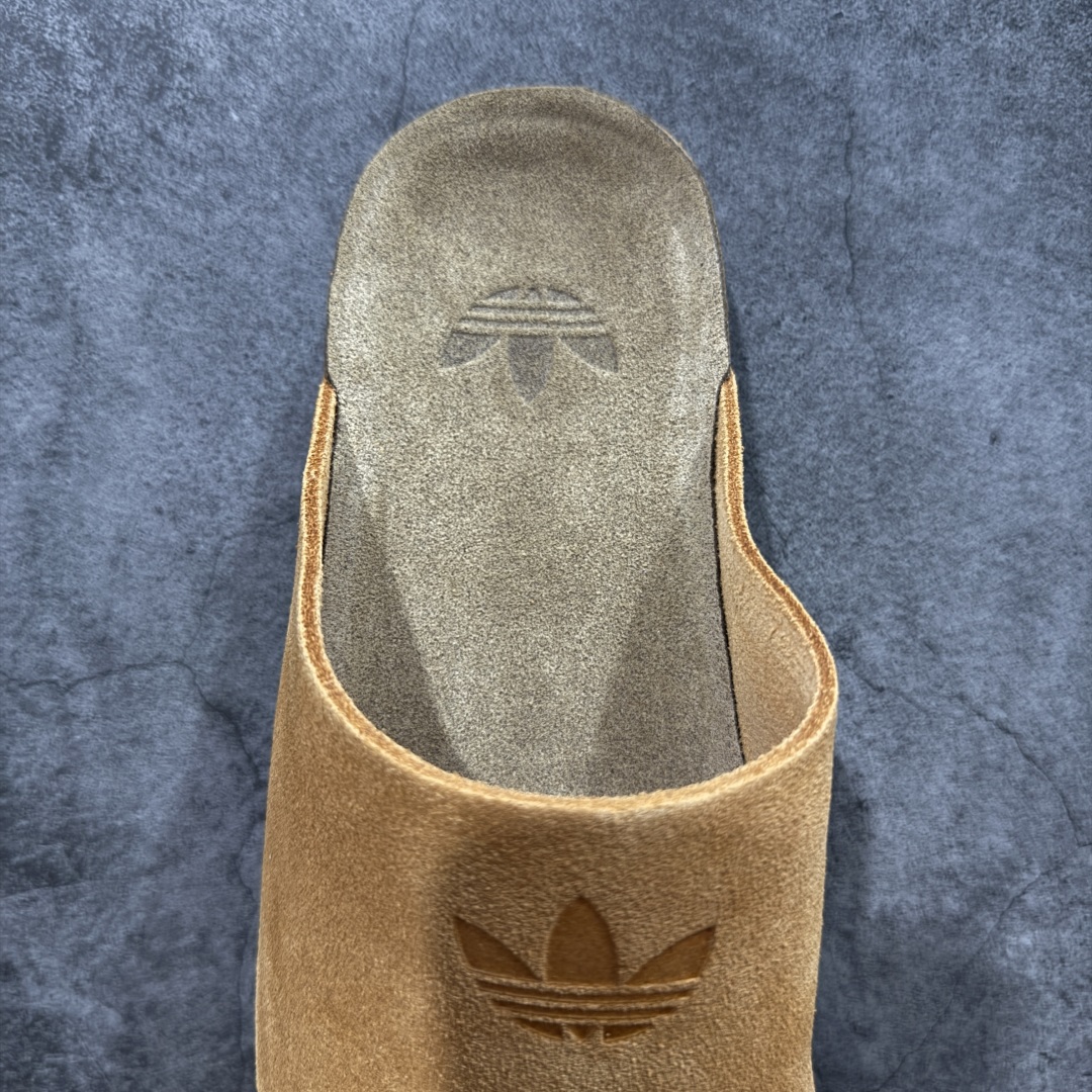 【神版】adidas originals Adimule 舒适百搭 防磨包头一脚蹬拖鞋 货号：JR358