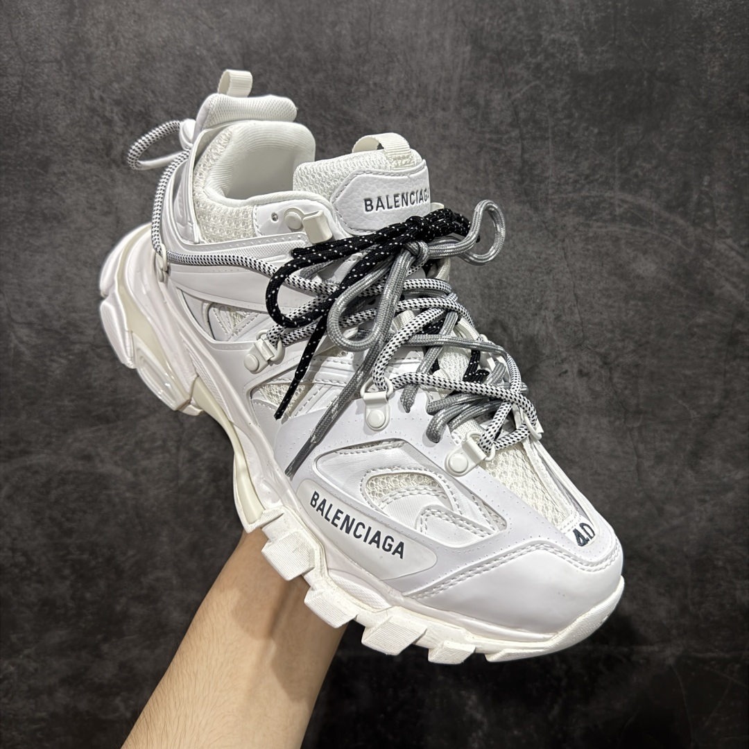 图片[3]-【OK纯原版本】Balenciaga 巴黎世家 Track Sneaker 巴黎世家三代绑带款 户外概念复古老爹鞋 老牌大厂OK版本出品 专柜同步包装 原装大盒 细节精准对位官方 私模组合大底 从里到外 最大尺度还原官方ZP 尺码：35 36 37 38 39 40 41 42 43 44 45 46-选品中心