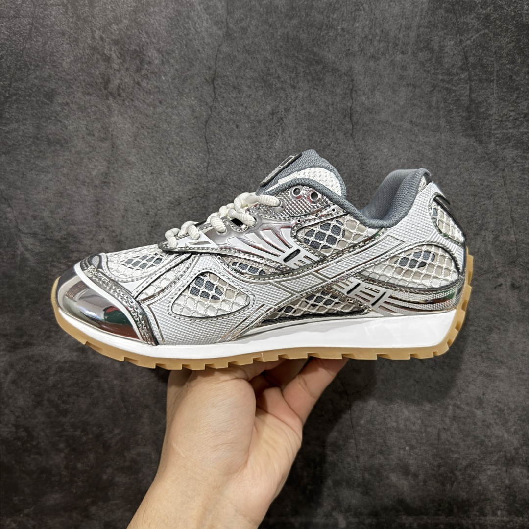 图片[3]-【纯原N版】宝缇嘉/葆蝶家-Bottega Veneta Orbit Lace-up Low Sneakers BV 轨道系列系带低帮透气舒适休闲运动鞋 可平替M版 配件包装基本一样 男女鞋原楦原纸版开发版 采用轻质科技菱形网布面料鞋面材质 内嵌透气网面贴合加厚PU缓震乳胶脚垫 外置防变形耐磨TPU橡胶大底❗️ 尺码：35-45-选品中心