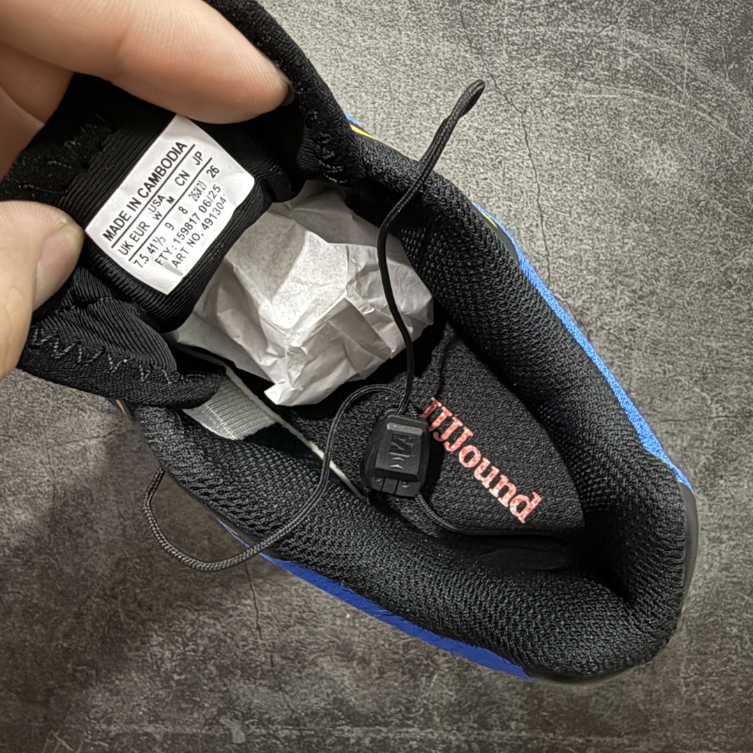 图片[7]-【绿X版】JJJJound x SALOMON萨洛蒙 XT-6 舒适百搭 耐磨透气支撑 低帮 户外功能鞋 男女同款 蓝黄 491304 顶级原盒配置 外机能登山跑鞋 纯原外贸平台特供订单 耗时半年巨作 全套原纸板楦头开发 原厂特供网布配套加持 确保原汁原味 完美呈现版型 原档数据独家私模五层组合大底 男女鞋同步官方开发至46.5 原装Ortholite轻量化鞋垫 中底布带钢印编号 原厂TPU锁扣 进口港宝加持 后跟自然饱满 还原公司包裹性 鞋面以“锯齿”状的包裹系统呈现 在基色底之下加入了各种色点缀 将公司的最新技术和时尚前卫的造型融入耐用的长跑款式中 鞋面由 TPU 薄膜制成 并焊接在高耐磨网眼上 使其既时尚又坚固 由 ACS底盘支撑 可增强稳定性和支撑力 以及由橡胶凸耳 Contragrip外底覆盖的 EVA 缓冲中底 旨在应对崎岖的地形 鞋舌上的彩色Salomon 标签、Quicklace 系统以及鞋头、鞋舌和鞋跟上的附加品牌使细节更加完美 让穿着者可以轻松驾驭户外与通勤下的任何运动生活场景 无缝鞋身户外随意纵横 颜值与脚感兼备 出街通勤 绝对非常吸睛 你值得拥有 尺码：36 36.5 37.5 38 38.5 39 40 40.5 41 42 42.5 43 44 44.5 45 46 46.5-选品中心