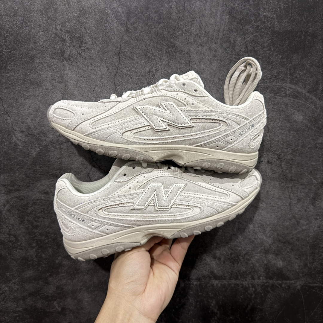 【纯原】New Balance NB204L 薄底鞋 薄底皮质鞋带德训miu系 减震耐磨包裹性支撑轻便 