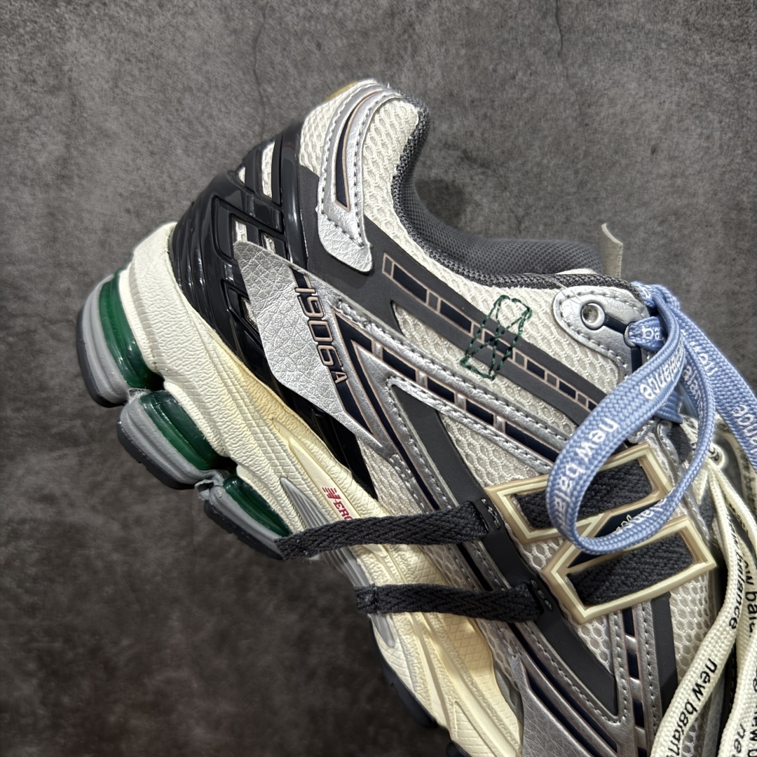 图片[7]-【纯原K版】新百伦New Balance M1906AR系列低帮复古老爹风休闲运动慢跑鞋 M1906AD 双绑带版本（另附一副原版鞋带） 全新大厂出品 市场第一梯队品质 绝对秒杀市场货 完美版型 正确组合大底 区别市场刷漆底版本 全套原楦原纸板原厂数据开发 进口三明治网面 原装进口皮料正确卡色 正确中底拉帮中底网布细节 原厂标裁 带紫光防伪 定制后跟透明水晶模块 冲裁组合 大底贴合程度胶水上色把控完美 整洁度挑战全网艺术家 多道序QC把关品质完善 匠心打造 耗时多月开发完成 工艺极其复杂难度可想而知 新开独立私模大底 正确六层组合大底 高端零售专供产物 尺码：36 37 37.5 38 38.5 39 40 40.5 41 42 42.5 43 44 45 46-选品中心