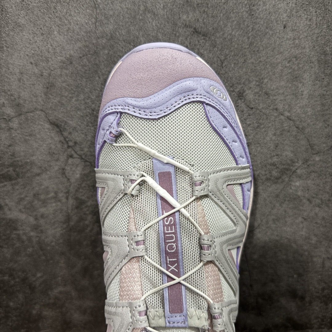 图片[5]-【666版本】Salomon XT-QUEST ADV 萨洛蒙情侣款户外机能鞋 491259 全新品质 巅峰之作 所有配色均购物原版拆解1：1开发 原材料打造 非市场公版便宜货 私模大底 清洁度比市场所有版本都高 全套原纸板楦头开发 原厂网布配套 确保原汁原味 完美呈现版型 原档数据独家私模五层组合大底 原装Ortholite轻量化鞋垫 中底布带钢印编号 原厂TPU锁扣 进口港宝加持 后跟自然饱满 还原公司包裹性 鞋面采用SENSIFT贴合技术 全方位贴合包裹脚型 鞋跟部鞋底牵引设计 提供强大的抓地性能 更适应野外崎岖不平的道路 其4D ADVANCED CHASSIS底盘 材料轻量大化 钉齿设计更具稳定性 防护性 鞋底易磨损区运用CONTAGRIP高耐磨材料 应对城市硬质路面长距离跑考验 尺码：36 36.5 37.5 38 38.5 39 40 40.5 41 42 42.5 43 44 45 46-选品中心