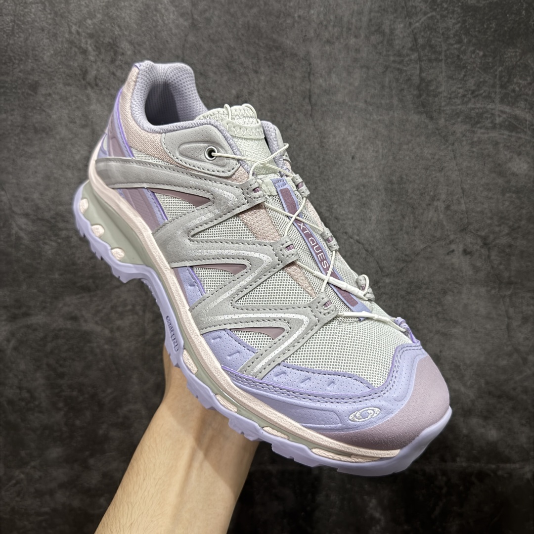 图片[3]-【666版本】Salomon XT-QUEST ADV 萨洛蒙情侣款户外机能鞋 491259 全新品质 巅峰之作 所有配色均购物原版拆解1：1开发 原材料打造 非市场公版便宜货 私模大底 清洁度比市场所有版本都高 全套原纸板楦头开发 原厂网布配套 确保原汁原味 完美呈现版型 原档数据独家私模五层组合大底 原装Ortholite轻量化鞋垫 中底布带钢印编号 原厂TPU锁扣 进口港宝加持 后跟自然饱满 还原公司包裹性 鞋面采用SENSIFT贴合技术 全方位贴合包裹脚型 鞋跟部鞋底牵引设计 提供强大的抓地性能 更适应野外崎岖不平的道路 其4D ADVANCED CHASSIS底盘 材料轻量大化 钉齿设计更具稳定性 防护性 鞋底易磨损区运用CONTAGRIP高耐磨材料 应对城市硬质路面长距离跑考验 尺码：36 36.5 37.5 38 38.5 39 40 40.5 41 42 42.5 43 44 45 46-选品中心