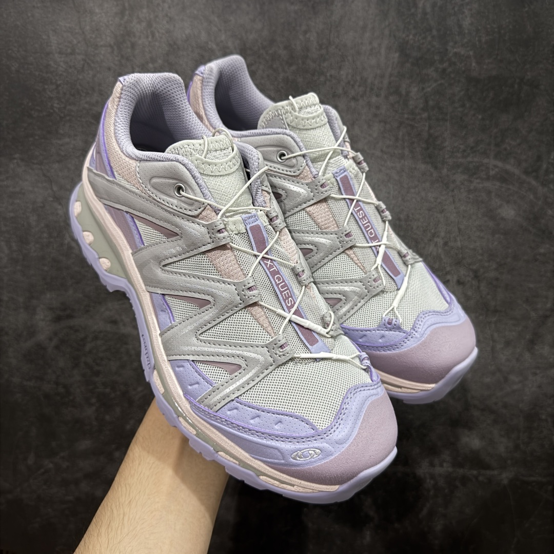 【666版本】Salomon XT-QUEST ADV 萨洛蒙情侣款户外机能鞋 491259 全新品质 巅峰之作 所有配色均购物原版拆解1:1开发 原材料打造 非市场公版便宜货 私模大底 清洁度比市场所有版本都高 全套原纸板楦头开发 原厂网布配套 确保原汁原味 完美呈现版型 原档数据独家私模五层组合大底 原装Ortholite轻量化鞋垫 中底布带钢印编号 原厂TPU锁扣 进口港宝加持 后跟自然饱满 还原公司包裹性 鞋面采用SENSIFT贴合技术 全方位贴合包裹脚型 鞋跟部鞋底牵引设计 提供强大的抓地性能 更适应野外崎岖不平的道路 其4D ADVANCED CHASSIS底盘 材料轻量大化 钉齿设计更具稳定性 防护性 鞋底易磨损区运用CONTAGRIP高耐磨材料 应对城市硬质路面长距离跑考验 尺码:36 36.5 37.5 38 38.5 39 40 40.5 41 42 42.5 43 44 45 46-选品中心