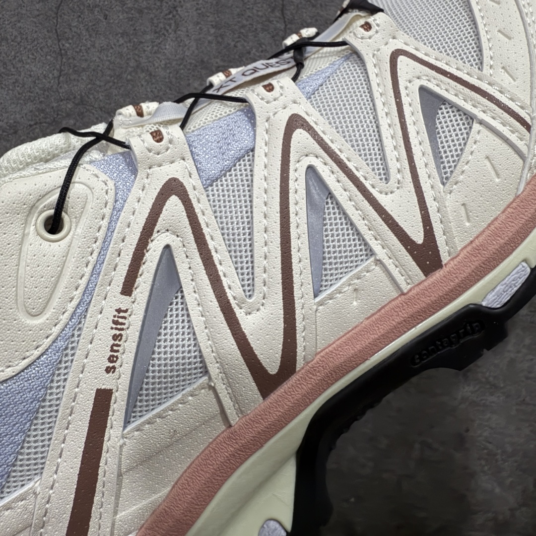 图片[4]-【666版本】Salomon XT-QUEST ADV 萨洛蒙情侣款户外机能鞋 417589 全新品质 巅峰之作 所有配色均购物原版拆解1：1开发 原材料打造 非市场公版便宜货 私模大底 清洁度比市场所有版本都高 全套原纸板楦头开发 原厂网布配套 确保原汁原味 完美呈现版型 原档数据独家私模五层组合大底 原装Ortholite轻量化鞋垫 中底布带钢印编号 原厂TPU锁扣 进口港宝加持 后跟自然饱满 还原公司包裹性 鞋面采用SENSIFT贴合技术 全方位贴合包裹脚型 鞋跟部鞋底牵引设计 提供强大的抓地性能 更适应野外崎岖不平的道路 其4D ADVANCED CHASSIS底盘 材料轻量大化 钉齿设计更具稳定性 防护性 鞋底易磨损区运用CONTAGRIP高耐磨材料 应对城市硬质路面长距离跑考验 尺码：36 36.5 37.5 38 38.5 39 40 40.5 41 42 42.5 43 44 45 46-选品中心
