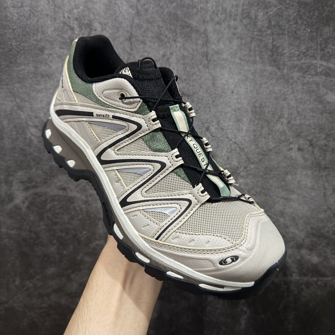 图片[3]-【666版本】Salomon XT-QUEST ADV 萨洛蒙情侣款户外机能鞋 474790 全新品质 巅峰之作 所有配色均购物原版拆解1：1开发 原材料打造 非市场公版便宜货 私模大底 清洁度比市场所有版本都高 全套原纸板楦头开发 原厂网布配套 确保原汁原味 完美呈现版型 原档数据独家私模五层组合大底 原装Ortholite轻量化鞋垫 中底布带钢印编号 原厂TPU锁扣 进口港宝加持 后跟自然饱满 还原公司包裹性 鞋面采用SENSIFT贴合技术 全方位贴合包裹脚型 鞋跟部鞋底牵引设计 提供强大的抓地性能 更适应野外崎岖不平的道路 其4D ADVANCED CHASSIS底盘 材料轻量大化 钉齿设计更具稳定性 防护性 鞋底易磨损区运用CONTAGRIP高耐磨材料 应对城市硬质路面长距离跑考验 尺码：36 36.5 37.5 38 38.5 39 40 40.5 41 42 42.5 43 44 45 46-选品中心