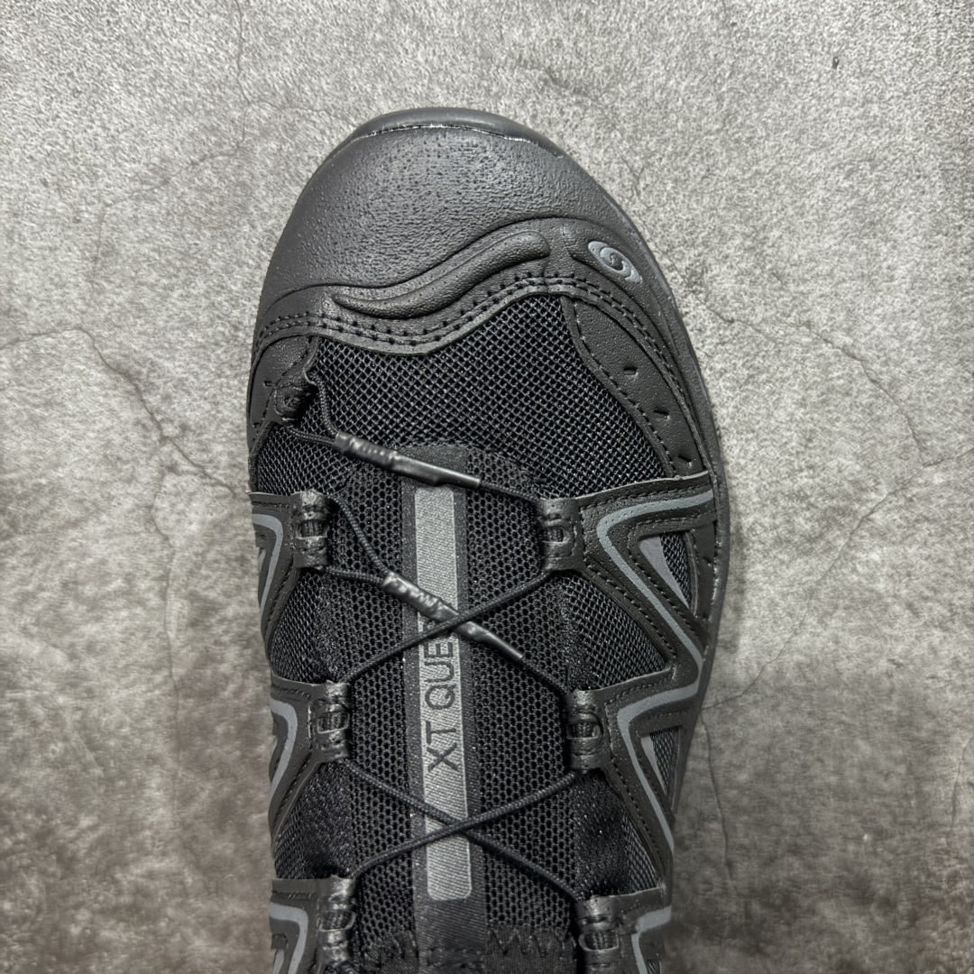 图片[5]-【666版本】Salomon XT-QUEST ADV 萨洛蒙情侣款户外机能鞋 410139 全新品质 巅峰之作 所有配色均购物原版拆解1：1开发 原材料打造 非市场公版便宜货 私模大底 清洁度比市场所有版本都高 全套原纸板楦头开发 原厂网布配套 确保原汁原味 完美呈现版型 原档数据独家私模五层组合大底 原装Ortholite轻量化鞋垫 中底布带钢印编号 原厂TPU锁扣 进口港宝加持 后跟自然饱满 还原公司包裹性 鞋面采用SENSIFT贴合技术 全方位贴合包裹脚型 鞋跟部鞋底牵引设计 提供强大的抓地性能 更适应野外崎岖不平的道路 其4D ADVANCED CHASSIS底盘 材料轻量大化 钉齿设计更具稳定性 防护性 鞋底易磨损区运用CONTAGRIP高耐磨材料 应对城市硬质路面长距离跑考验 尺码：36 36.5 37.5 38 38.5 39 40 40.5 41 42 42.5 43 44 45 46-选品中心