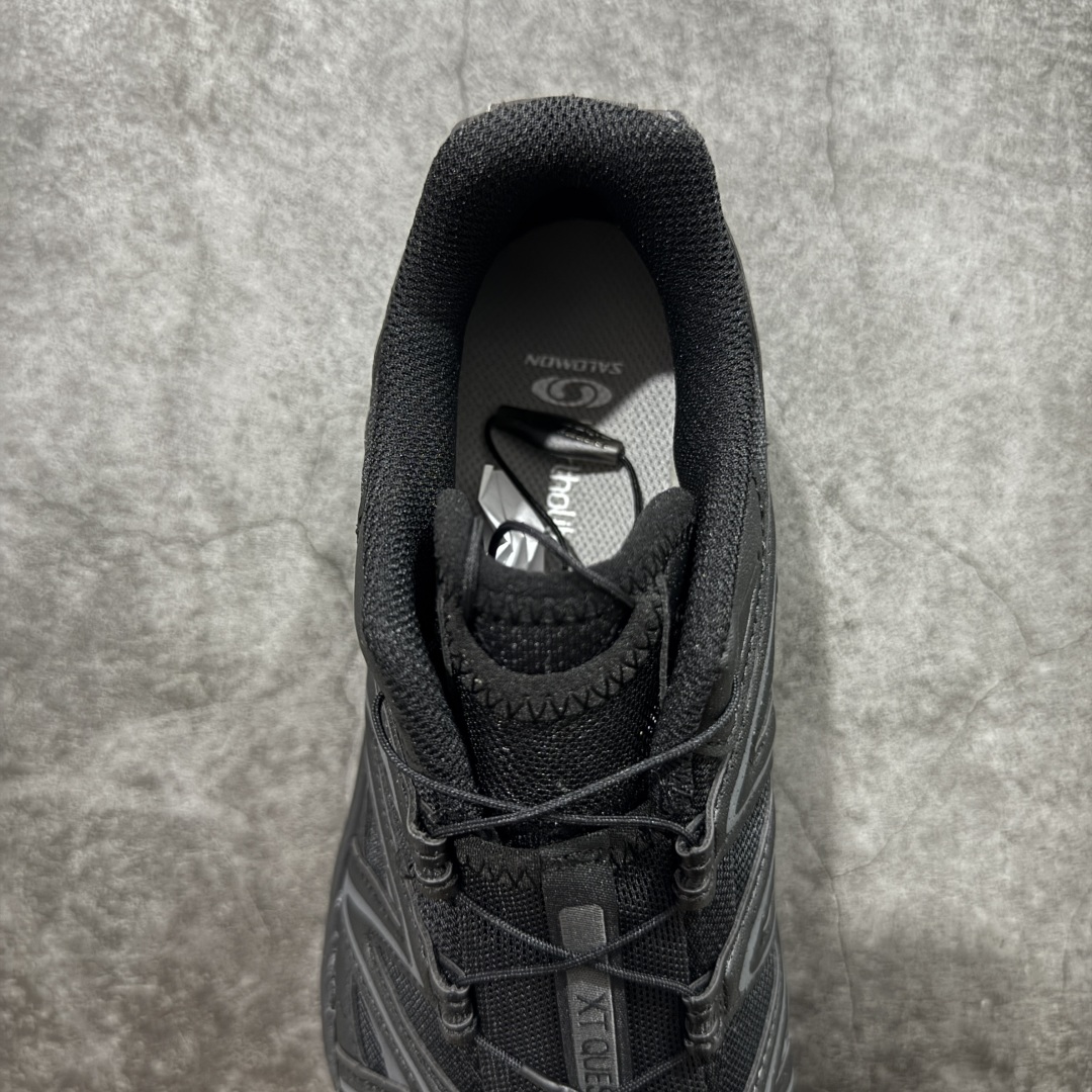 图片[8]-【666版本】Salomon XT-QUEST ADV 萨洛蒙情侣款户外机能鞋 410139 全新品质 巅峰之作 所有配色均购物原版拆解1：1开发 原材料打造 非市场公版便宜货 私模大底 清洁度比市场所有版本都高 全套原纸板楦头开发 原厂网布配套 确保原汁原味 完美呈现版型 原档数据独家私模五层组合大底 原装Ortholite轻量化鞋垫 中底布带钢印编号 原厂TPU锁扣 进口港宝加持 后跟自然饱满 还原公司包裹性 鞋面采用SENSIFT贴合技术 全方位贴合包裹脚型 鞋跟部鞋底牵引设计 提供强大的抓地性能 更适应野外崎岖不平的道路 其4D ADVANCED CHASSIS底盘 材料轻量大化 钉齿设计更具稳定性 防护性 鞋底易磨损区运用CONTAGRIP高耐磨材料 应对城市硬质路面长距离跑考验 尺码：36 36.5 37.5 38 38.5 39 40 40.5 41 42 42.5 43 44 45 46-选品中心