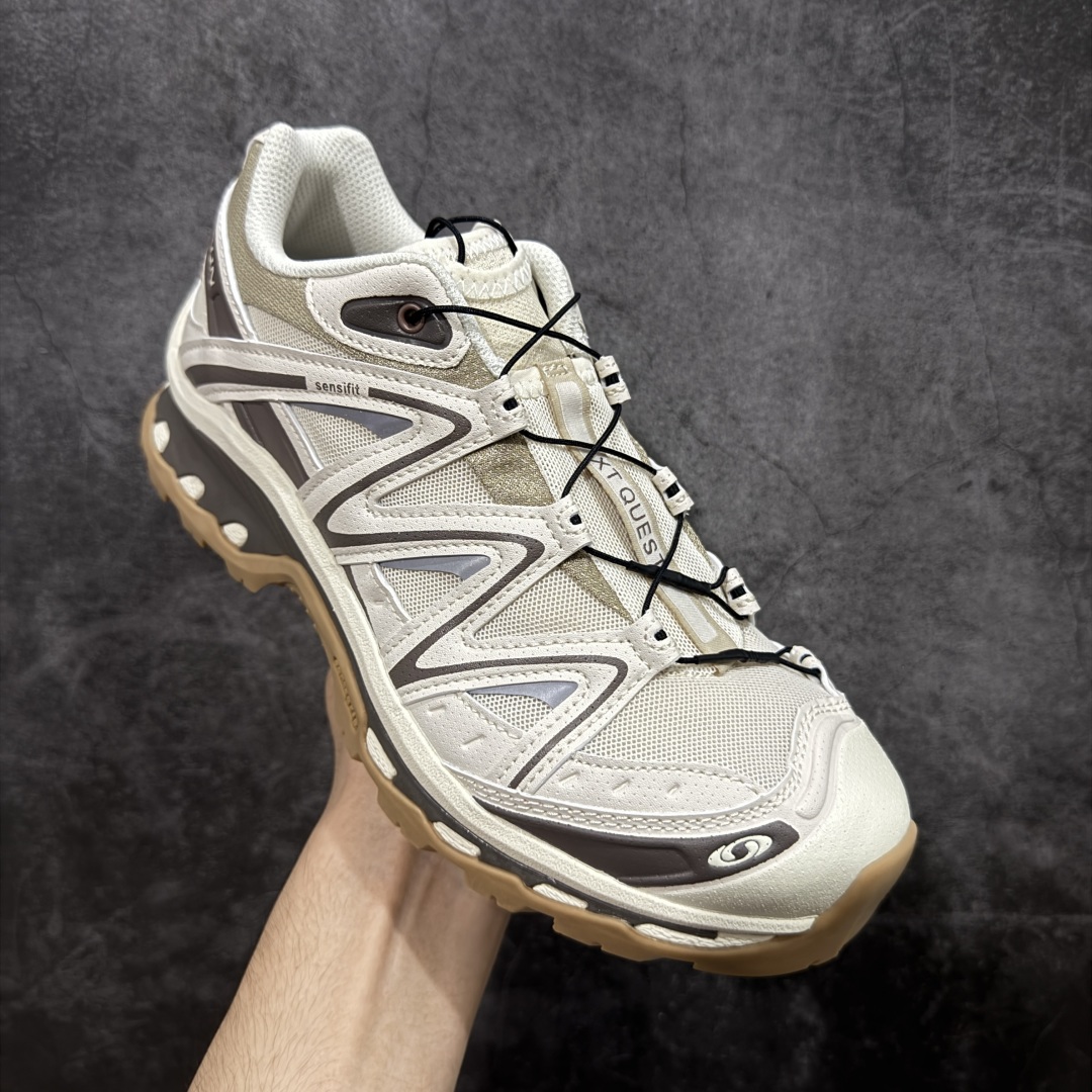 图片[3]-【666版本】Salomon XT-QUEST ADV 萨洛蒙情侣款户外机能鞋 475413 全新品质 巅峰之作 所有配色均购物原版拆解1：1开发 原材料打造 非市场公版便宜货 私模大底 清洁度比市场所有版本都高 全套原纸板楦头开发 原厂网布配套 确保原汁原味 完美呈现版型 原档数据独家私模五层组合大底 原装Ortholite轻量化鞋垫 中底布带钢印编号 原厂TPU锁扣 进口港宝加持 后跟自然饱满 还原公司包裹性 鞋面采用SENSIFT贴合技术 全方位贴合包裹脚型 鞋跟部鞋底牵引设计 提供强大的抓地性能 更适应野外崎岖不平的道路 其4D ADVANCED CHASSIS底盘 材料轻量大化 钉齿设计更具稳定性 防护性 鞋底易磨损区运用CONTAGRIP高耐磨材料 应对城市硬质路面长距离跑考验 尺码：36 36.5 37.5 38 38.5 39 40 40.5 41 42 42.5 43 44 45 46-选品中心