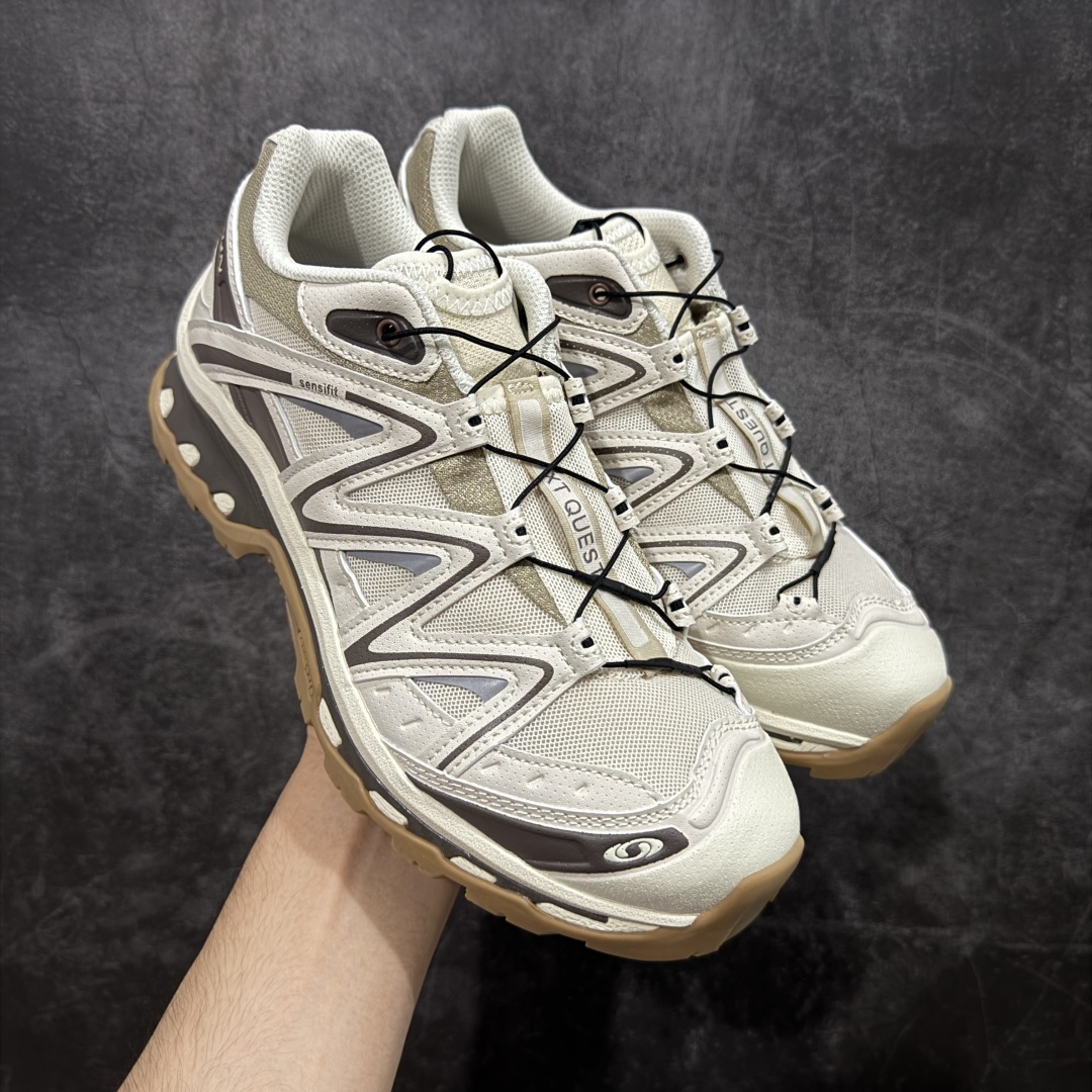 【666版本】Salomon XT-QUEST ADV 萨洛蒙情侣款户外机能鞋 475413 全新品质 巅峰之作 所有配色均购物原版拆解1:1开发 原材料打造 非市场公版便宜货 私模大底 清洁度比市场所有版本都高 全套原纸板楦头开发 原厂网布配套 确保原汁原味 完美呈现版型 原档数据独家私模五层组合大底 原装Ortholite轻量化鞋垫 中底布带钢印编号 原厂TPU锁扣 进口港宝加持 后跟自然饱满 还原公司包裹性 鞋面采用SENSIFT贴合技术 全方位贴合包裹脚型 鞋跟部鞋底牵引设计 提供强大的抓地性能 更适应野外崎岖不平的道路 其4D ADVANCED CHASSIS底盘 材料轻量大化 钉齿设计更具稳定性 防护性 鞋底易磨损区运用CONTAGRIP高耐磨材料 应对城市硬质路面长距离跑考验 尺码:36 36.5 37.5 38 38.5 39 40 40.5 41 42 42.5 43 44 45 46-选品中心