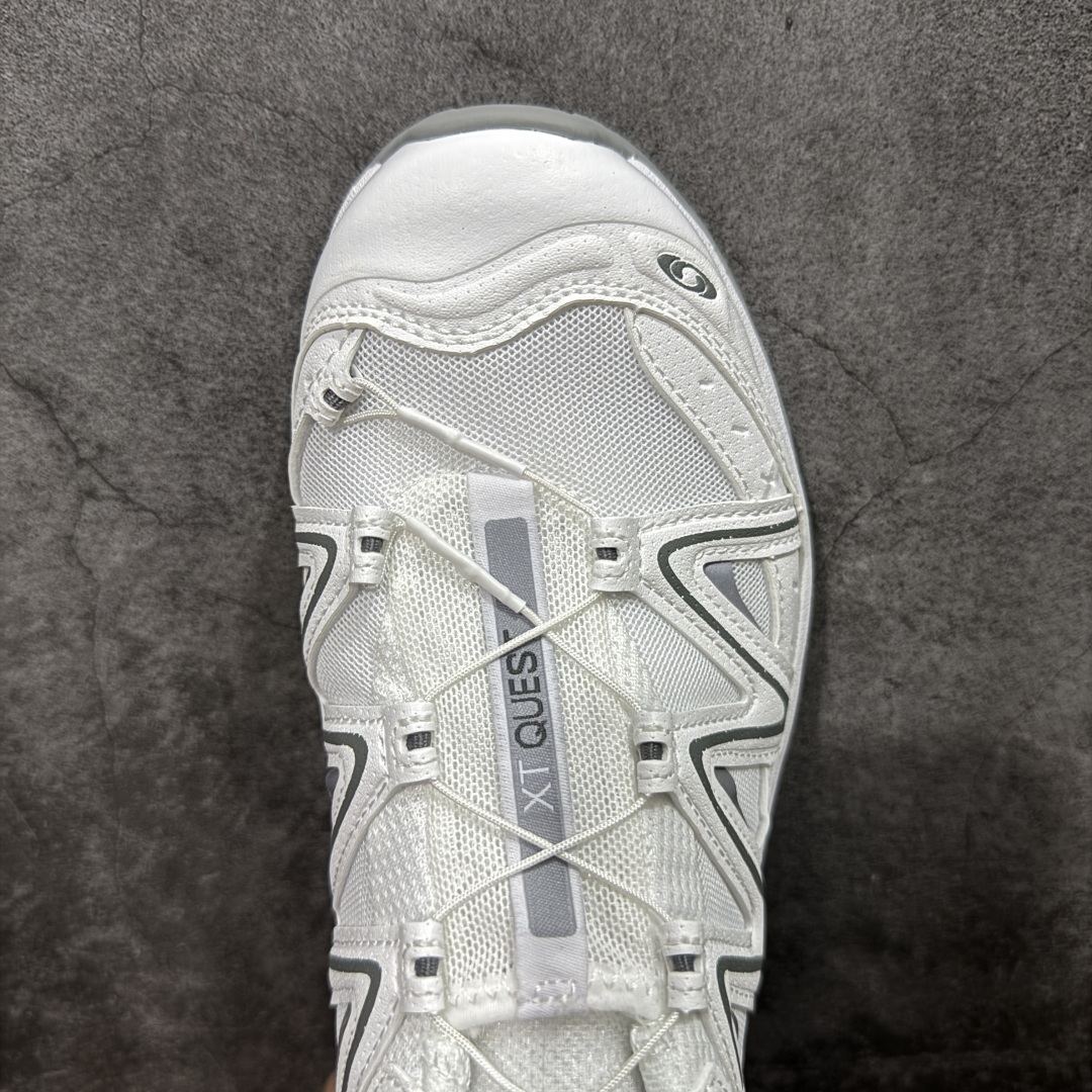 图片[5]-【666版本】Salomon XT-QUEST ADV 萨洛蒙情侣款户外机能鞋 401523 全新品质 巅峰之作 所有配色均购物原版拆解1：1开发 原材料打造 非市场公版便宜货 私模大底 清洁度比市场所有版本都高 全套原纸板楦头开发 原厂网布配套 确保原汁原味 完美呈现版型 原档数据独家私模五层组合大底 原装Ortholite轻量化鞋垫 中底布带钢印编号 原厂TPU锁扣 进口港宝加持 后跟自然饱满 还原公司包裹性 鞋面采用SENSIFT贴合技术 全方位贴合包裹脚型 鞋跟部鞋底牵引设计 提供强大的抓地性能 更适应野外崎岖不平的道路 其4D ADVANCED CHASSIS底盘 材料轻量大化 钉齿设计更具稳定性 防护性 鞋底易磨损区运用CONTAGRIP高耐磨材料 应对城市硬质路面长距离跑考验 尺码：36 36.5 37.5 38 38.5 39 40 40.5 41 42 42.5 43 44 45 46-选品中心