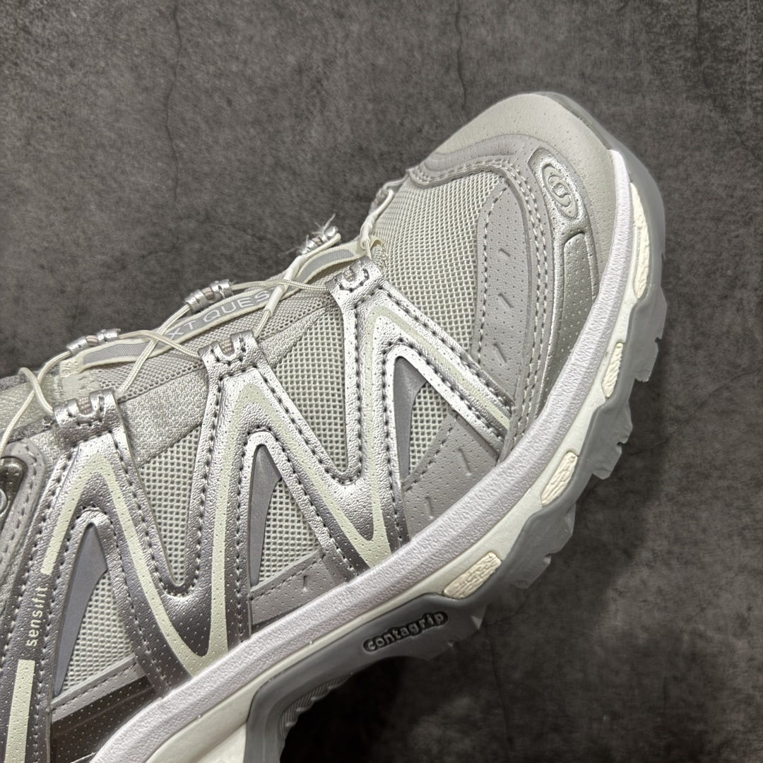 图片[6]-【666版本】Salomon XT-QUEST ADV 萨洛蒙情侣款户外机能鞋 477757 全新品质 巅峰之作 所有配色均购物原版拆解1：1开发 原材料打造 非市场公版便宜货 私模大底 清洁度比市场所有版本都高 全套原纸板楦头开发 原厂网布配套 确保原汁原味 完美呈现版型 原档数据独家私模五层组合大底 原装Ortholite轻量化鞋垫 中底布带钢印编号 原厂TPU锁扣 进口港宝加持 后跟自然饱满 还原公司包裹性 鞋面采用SENSIFT贴合技术 全方位贴合包裹脚型 鞋跟部鞋底牵引设计 提供强大的抓地性能 更适应野外崎岖不平的道路 其4D ADVANCED CHASSIS底盘 材料轻量大化 钉齿设计更具稳定性 防护性 鞋底易磨损区运用CONTAGRIP高耐磨材料 应对城市硬质路面长距离跑考验 尺码：36 36.5 37.5 38 38.5 39 40 40.5 41 42 42.5 43 44 45 46-选品中心