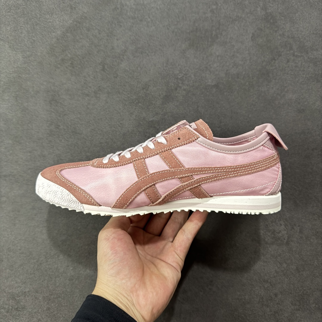 图片[2]-【公司级】Asics 鬼冢虎 Mexico 66 NM款 牛皮革 粉色 印尼厂Oem原单材料 实拍上架 其余全部客供材料 淘宝B级代购店铺内供💯 四联官方吊牌 乳胶组合鞋垫、羊皮纸质中底 不用宰手买专柜 这里满足你👊🏼 尺码：36-45-选品中心