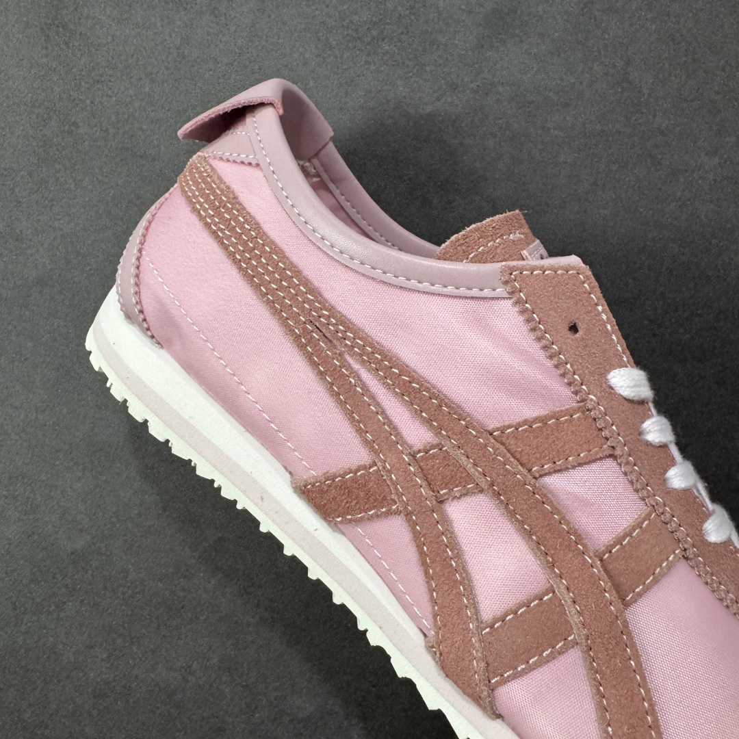 图片[6]-【公司级】Asics 鬼冢虎 Mexico 66 NM款 牛皮革 粉色 印尼厂Oem原单材料 实拍上架 其余全部客供材料 淘宝B级代购店铺内供💯 四联官方吊牌 乳胶组合鞋垫、羊皮纸质中底 不用宰手买专柜 这里满足你👊🏼 尺码：36-45-选品中心