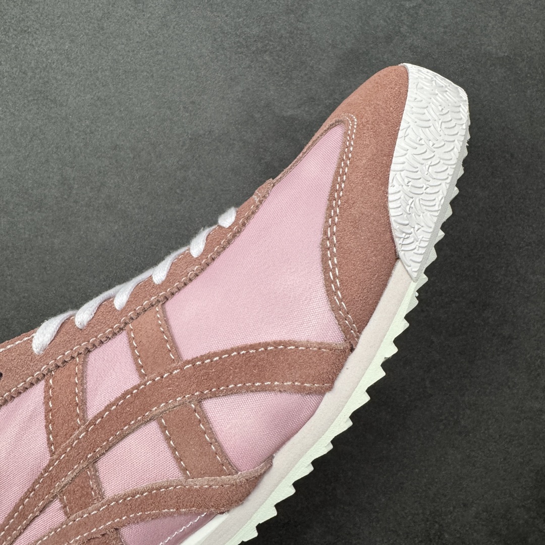 图片[5]-【公司级】Asics 鬼冢虎 Mexico 66 NM款 牛皮革 粉色 印尼厂Oem原单材料 实拍上架 其余全部客供材料 淘宝B级代购店铺内供💯 四联官方吊牌 乳胶组合鞋垫、羊皮纸质中底 不用宰手买专柜 这里满足你👊🏼 尺码：36-45-选品中心
