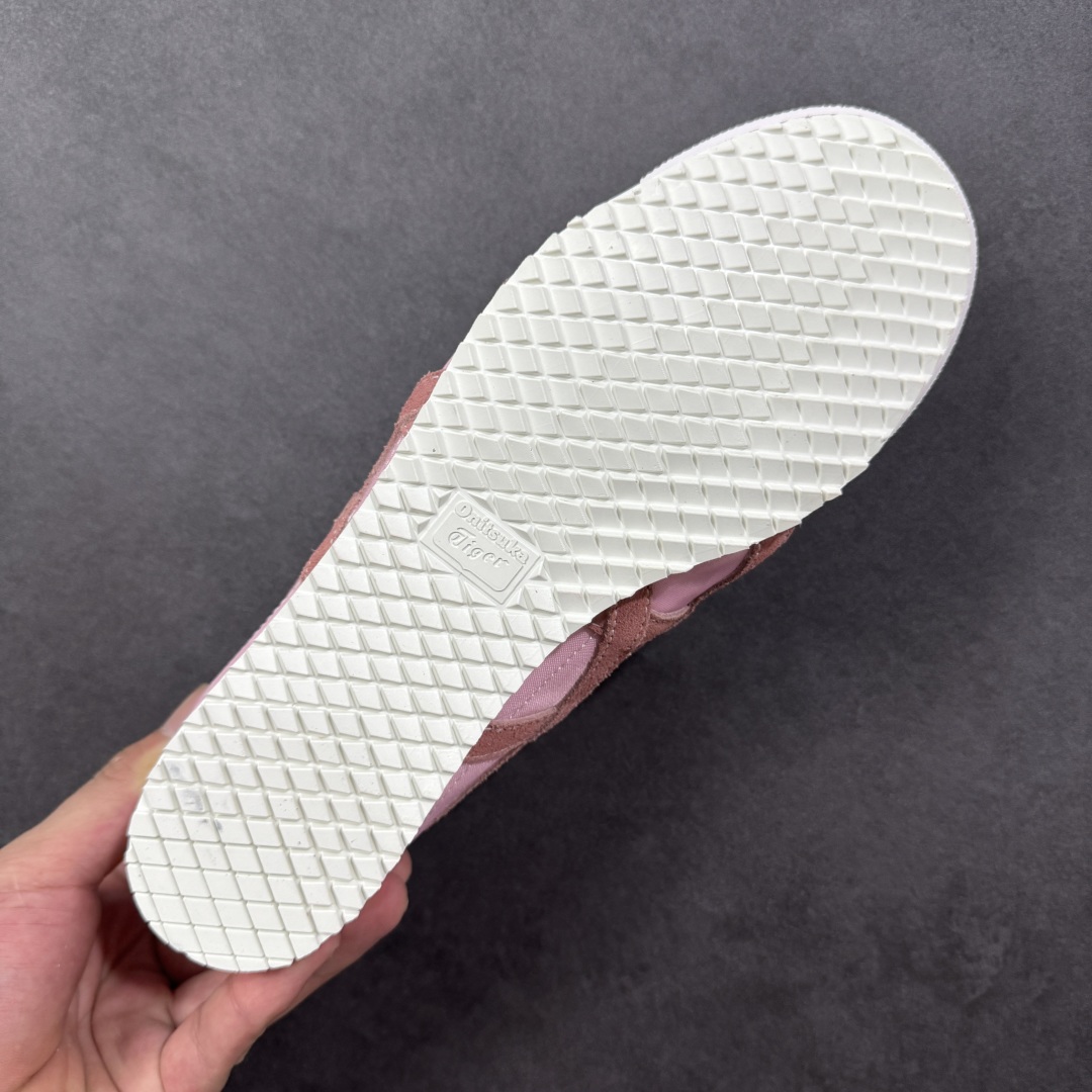 图片[9]-【公司级】Asics 鬼冢虎 Mexico 66 NM款 牛皮革 粉色 印尼厂Oem原单材料 实拍上架 其余全部客供材料 淘宝B级代购店铺内供💯 四联官方吊牌 乳胶组合鞋垫、羊皮纸质中底 不用宰手买专柜 这里满足你👊🏼 尺码：36-45-选品中心