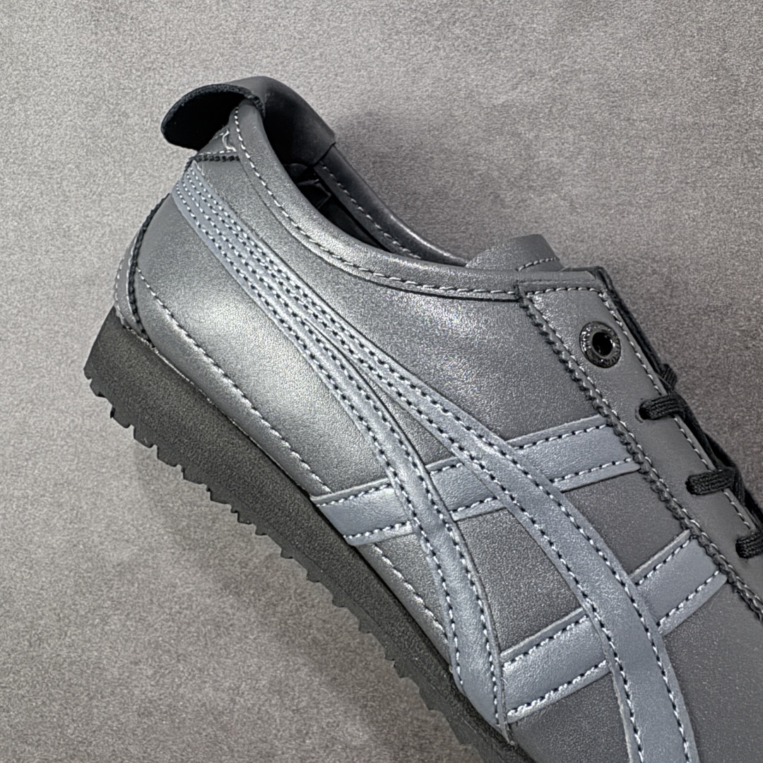 图片[6]-【公司级】Asics 鬼冢虎 Mexico 66 SD款 牛皮革 炭黑色 印尼厂Oem原单材料 实拍上架 其余全部客供材料 淘宝B级代购店铺内供💯 四联官方吊牌 乳胶组合鞋垫、羊皮纸质中底 不用宰手买专柜 这里满足你👊🏼 尺码：36-45-选品中心