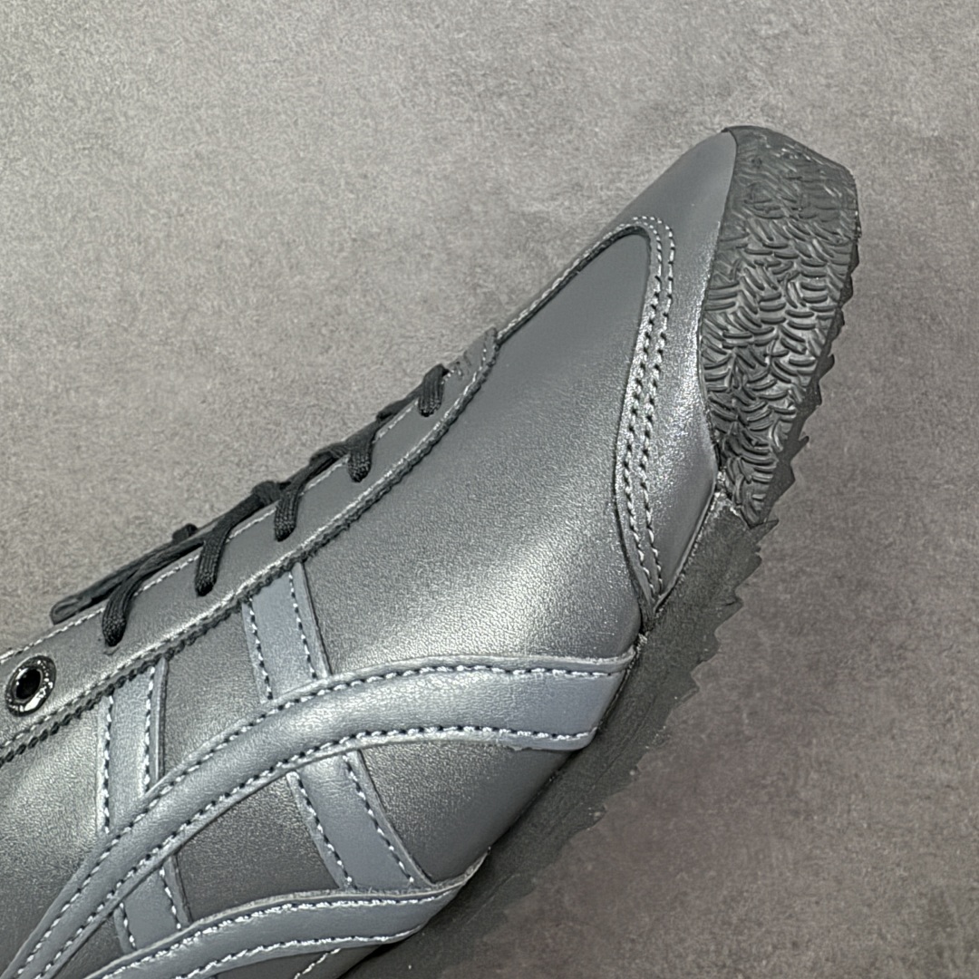 图片[5]-【公司级】Asics 鬼冢虎 Mexico 66 SD款 牛皮革 炭黑色 印尼厂Oem原单材料 实拍上架 其余全部客供材料 淘宝B级代购店铺内供💯 四联官方吊牌 乳胶组合鞋垫、羊皮纸质中底 不用宰手买专柜 这里满足你👊🏼 尺码：36-45-选品中心