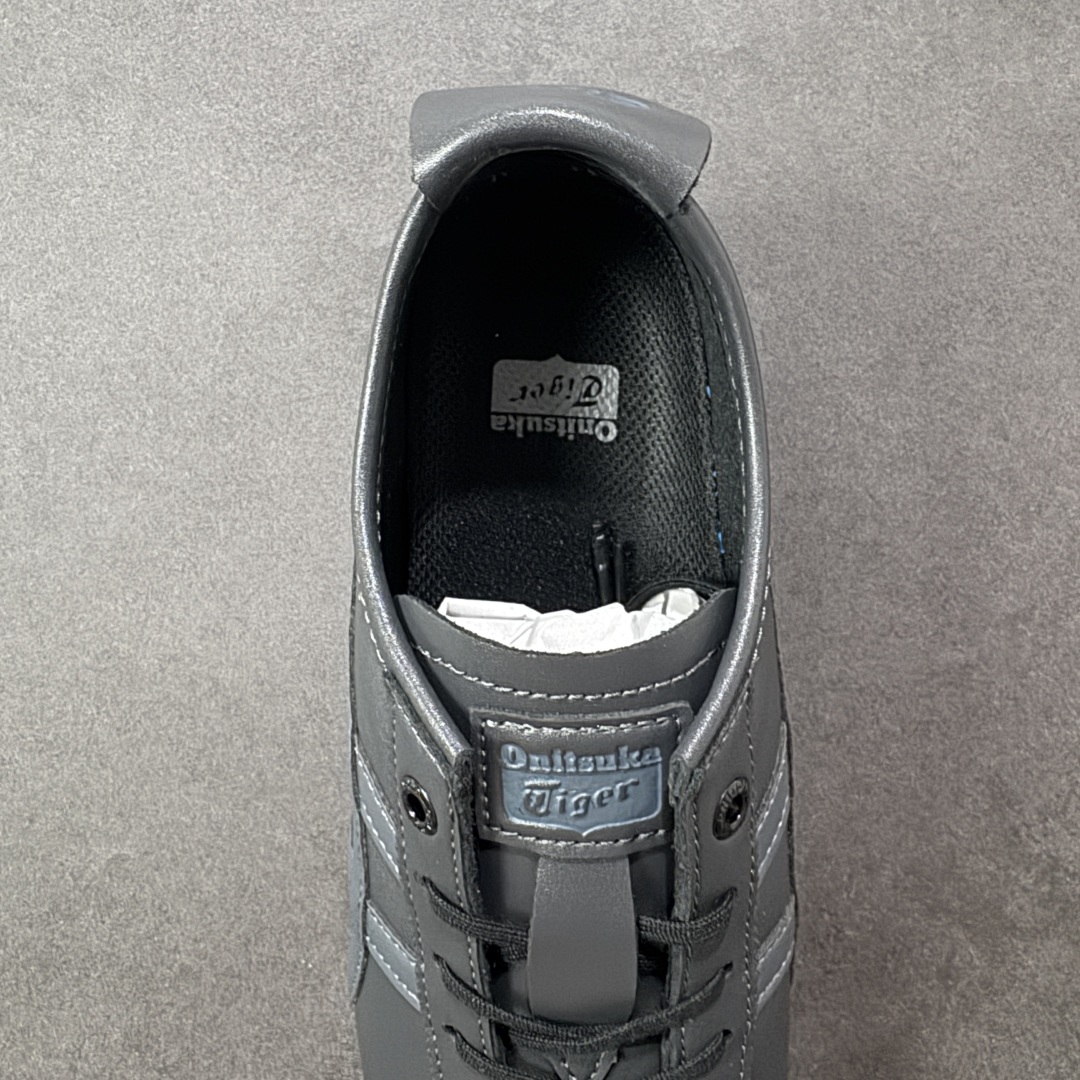 图片[7]-【公司级】Asics 鬼冢虎 Mexico 66 SD款 牛皮革 炭黑色 印尼厂Oem原单材料 实拍上架 其余全部客供材料 淘宝B级代购店铺内供💯 四联官方吊牌 乳胶组合鞋垫、羊皮纸质中底 不用宰手买专柜 这里满足你👊🏼 尺码：36-45-选品中心