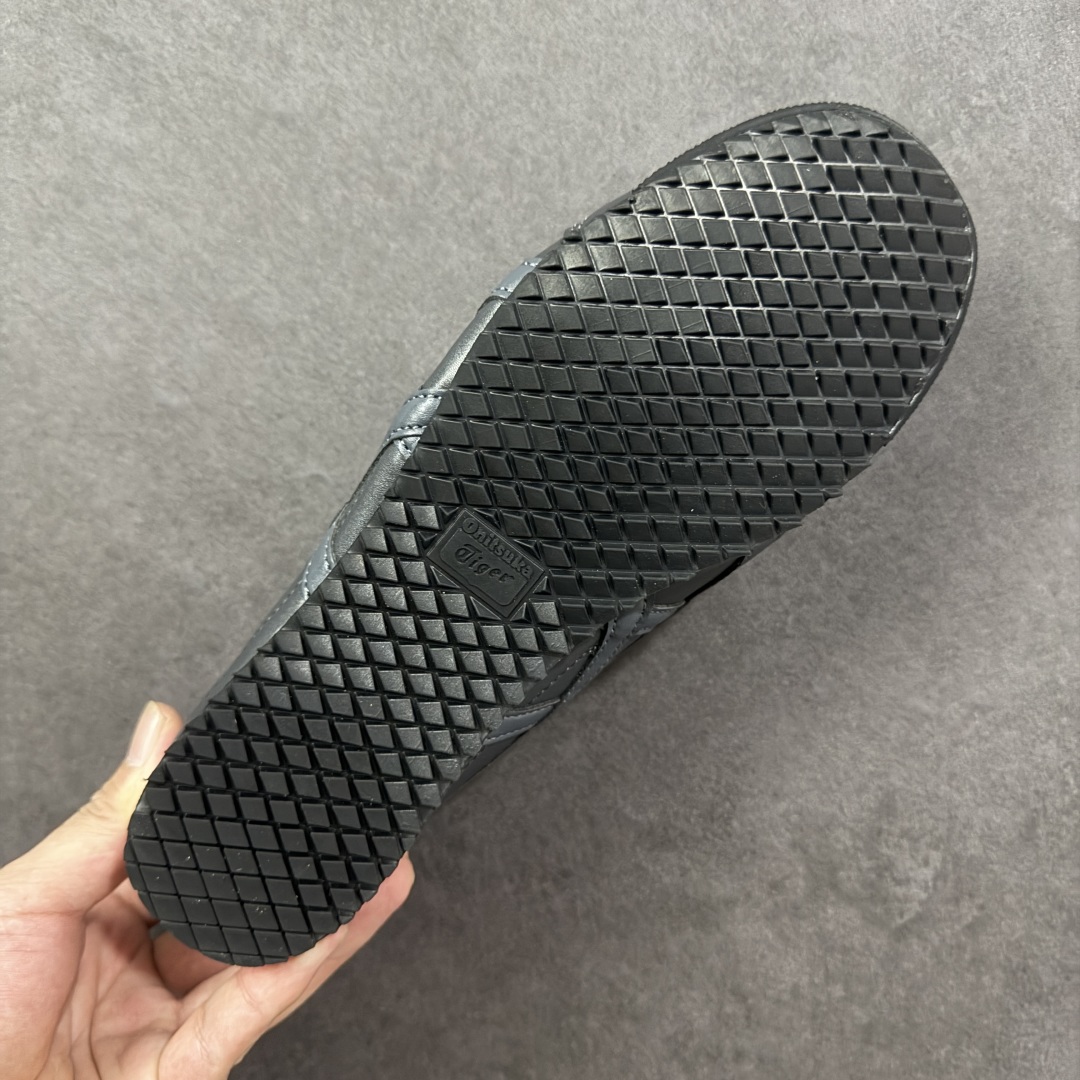 图片[9]-【公司级】Asics 鬼冢虎 Mexico 66 SD款 牛皮革 炭黑色 印尼厂Oem原单材料 实拍上架 其余全部客供材料 淘宝B级代购店铺内供💯 四联官方吊牌 乳胶组合鞋垫、羊皮纸质中底 不用宰手买专柜 这里满足你👊🏼 尺码：36-45-选品中心