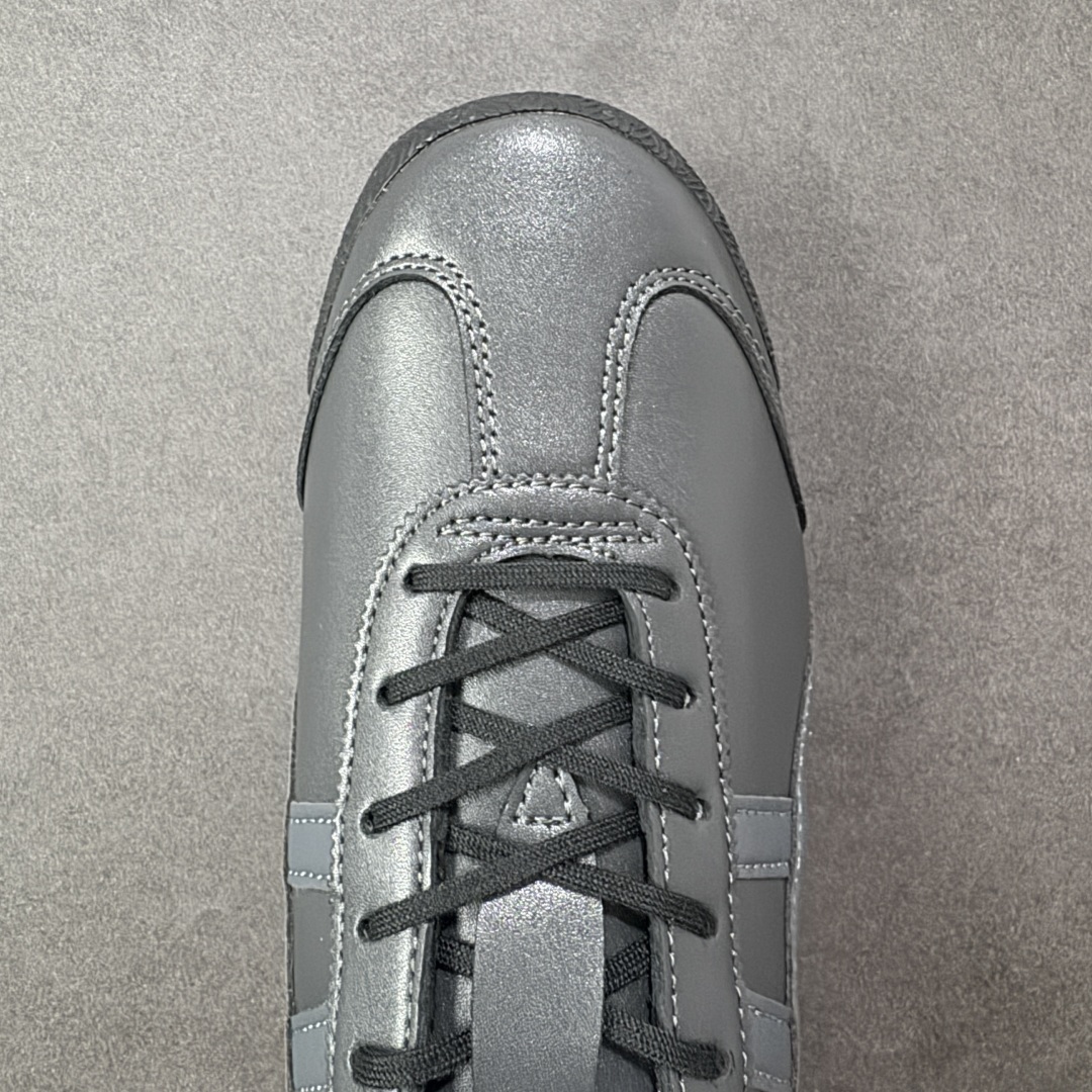 图片[8]-【公司级】Asics 鬼冢虎 Mexico 66 SD款 牛皮革 炭黑色 印尼厂Oem原单材料 实拍上架 其余全部客供材料 淘宝B级代购店铺内供💯 四联官方吊牌 乳胶组合鞋垫、羊皮纸质中底 不用宰手买专柜 这里满足你👊🏼 尺码：36-45-选品中心