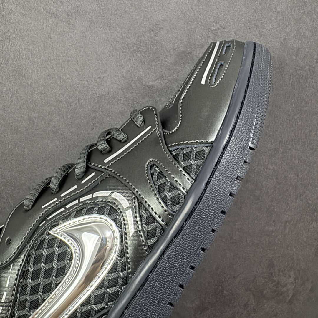 图片[5]-【K版】Air Jordan AJ1 Low 低帮 黑银 HQ2186-001 全新流水线出品 市场第二梯队最强版 全部原鞋开发 原楦原纸板开发 全鞋电脑针车 原厂内置全掌气垫 原盒内在原标 唯一Zp原版鞋带绑法 免检产品 全新2022版型 全头层皮料 完美零毛边处理 原厂配置全掌气垫 价格定位良心 新配色陆续出货 尺码：36 36.5 37.5 38 38.5 39 40 40.5 41 42 42.5 43 44 44.5 45 46-选品中心