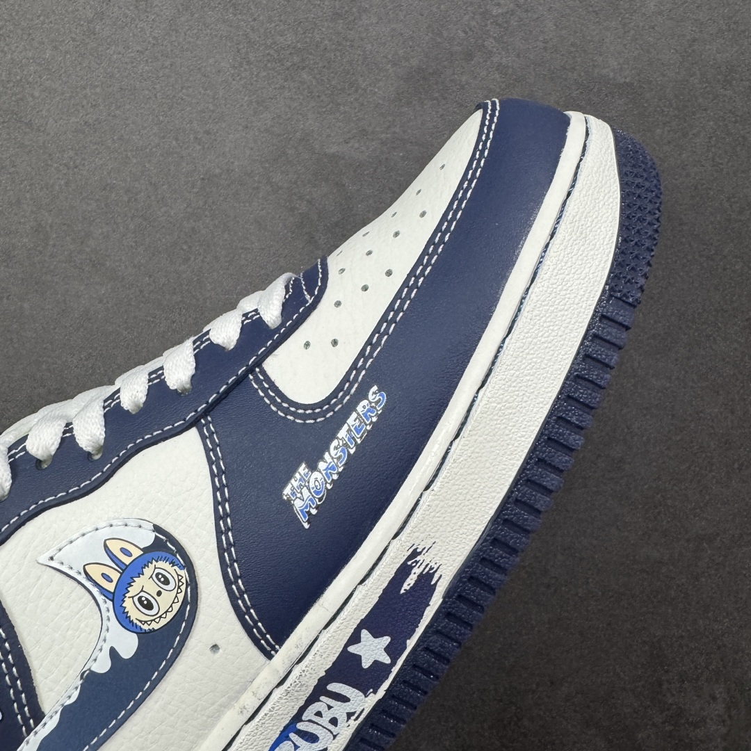 图片[5]-【定制版】NIke Air Force 1 \’07 Low “蓝涂鸦拉布布”空军一号 低帮 运动休闲鞋 折边针车 工艺难度大 原楦头原纸板 原装鞋盒 定制五金配件 内置全掌气垫 原厂鞋底 货号：KJ5188-002 尺码：36 36.5 37.5 38 38.5 39 40 40.5 41 42 42.5 43 44 44.5 45 编码：HXSA310320-选品中心