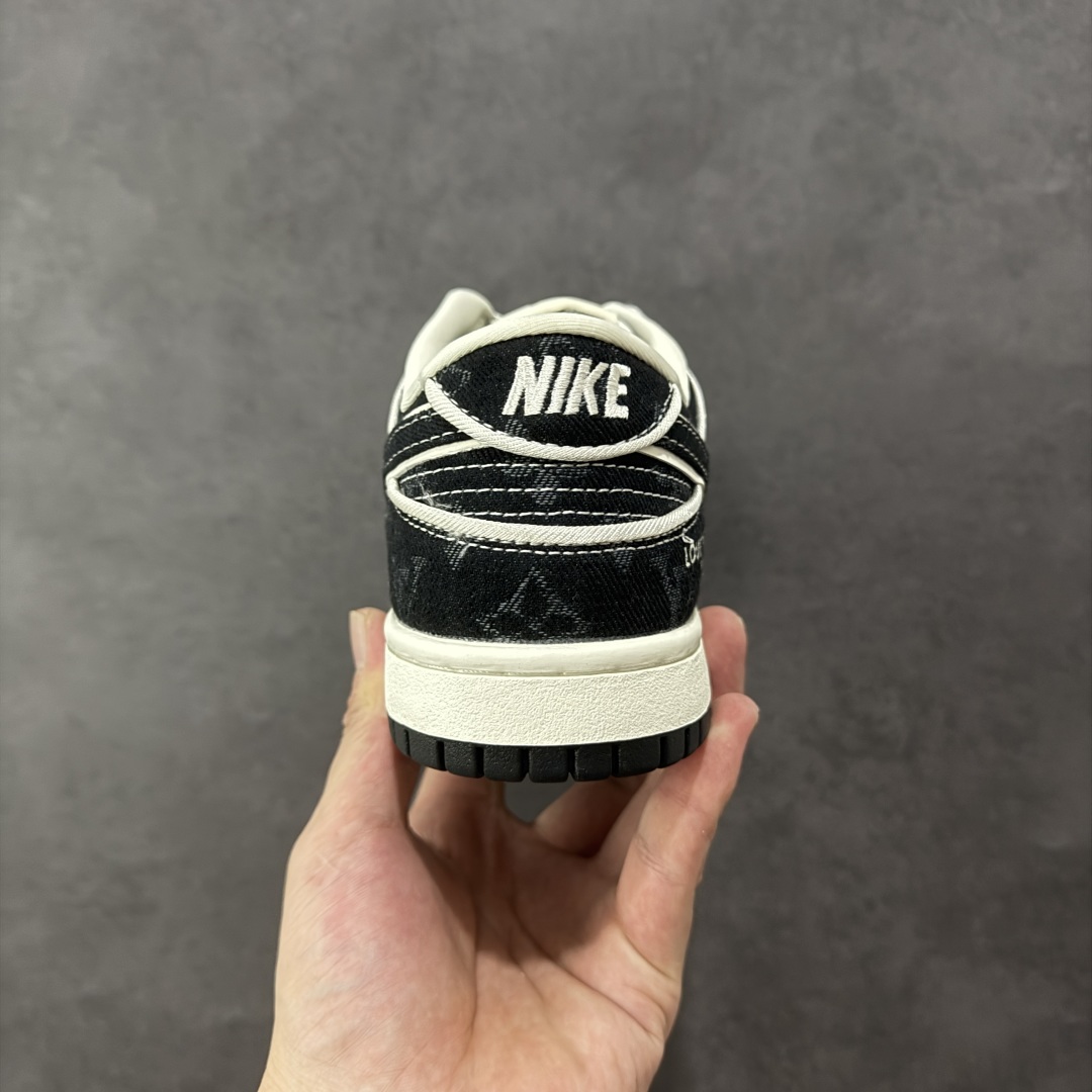 图片[4]-【定制版】Nike SB Dunk Low LV联名 白深黑牛仔 高端定制 低帮休闲板鞋 SC0601-467  #定制鞋盒 大厂纯原品质出货 超高清洁度 皮料切割干净无任何毛边 细节完美   尺码：36 36.5 37.5 38 38.5 39 40 40.5 41 42 42.5 43 44 44.5 45 编码：HXSB330340-选品中心