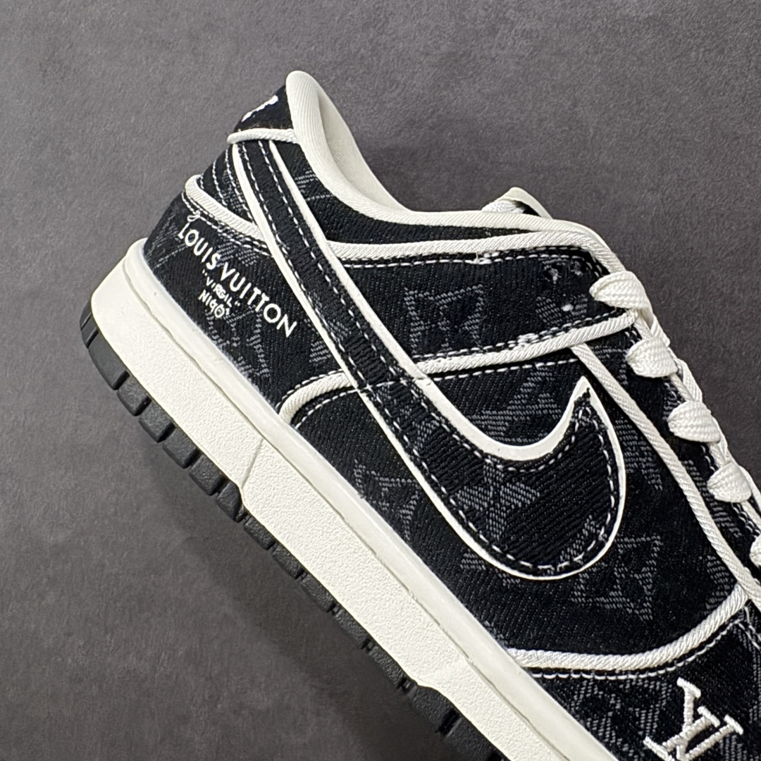 图片[6]-【定制版】Nike SB Dunk Low LV联名 白深黑牛仔 高端定制 低帮休闲板鞋 SC0601-467  #定制鞋盒 大厂纯原品质出货 超高清洁度 皮料切割干净无任何毛边 细节完美   尺码：36 36.5 37.5 38 38.5 39 40 40.5 41 42 42.5 43 44 44.5 45 编码：HXSB330340-选品中心