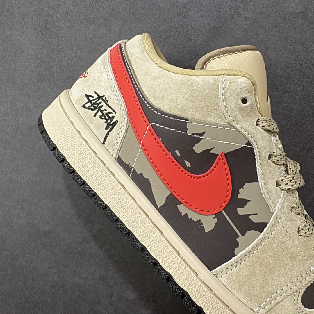 图片[6]-【定制版】Nike Air Jordan 1 Low 高端定制AJ1乔1低帮休闲板鞋 头层皮打造 原鞋原档案开发 冲孔鞋头 满胶鞋垫 四线拉帮 原厂织唛标 鞋舌高弹海绵填充 货号：LR8888-012 尺码：36 36.5 37.5 38 38.5 39 40 40.5 41 42 42.5 43 44 45 编码：HXSB330340-选品中心