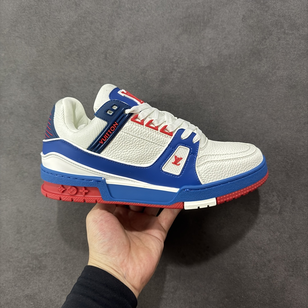 【头层礼盒版】Louis Vuitton LV Trainer 路易威登 驴牌 L家 情侣款 休闲 运动鞋 滑板鞋 广东大厂出品 头层皮料 高版本 极具性价比 做工版型到位 高清洁度 不偷工减料 非常推荐 尺码:35-45-选品中心