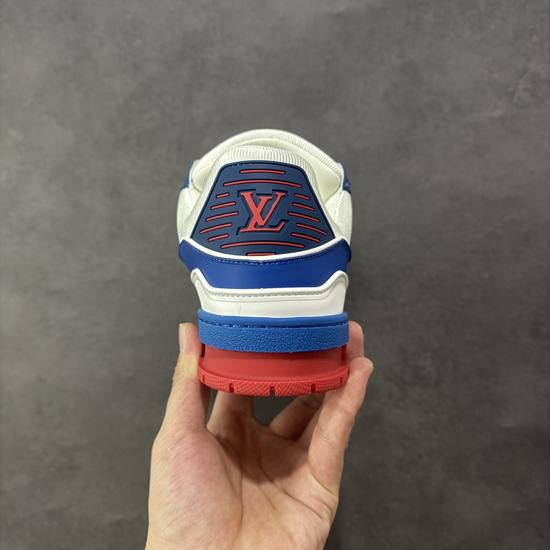 图片[4]-【头层礼盒版】Louis Vuitton LV Trainer 路易威登 驴牌 L家 情侣款 休闲 运动鞋 滑板鞋 广东大厂出品 头层皮料 高版本 极具性价比 做工版型到位 高清洁度 不偷工减料 非常推荐 尺码：35-45-选品中心