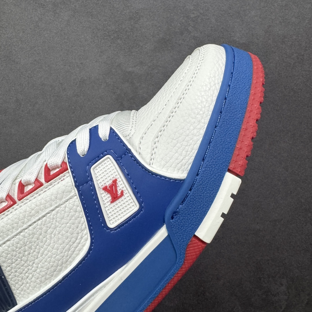 图片[5]-【头层礼盒版】Louis Vuitton LV Trainer 路易威登 驴牌 L家 情侣款 休闲 运动鞋 滑板鞋 广东大厂出品 头层皮料 高版本 极具性价比 做工版型到位 高清洁度 不偷工减料 非常推荐 尺码：35-45-选品中心