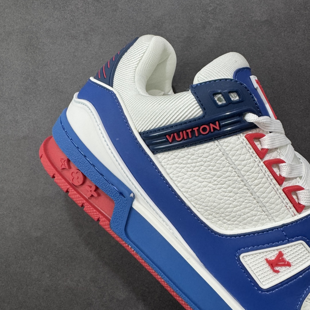 图片[6]-【头层礼盒版】Louis Vuitton LV Trainer 路易威登 驴牌 L家 情侣款 休闲 运动鞋 滑板鞋 广东大厂出品 头层皮料 高版本 极具性价比 做工版型到位 高清洁度 不偷工减料 非常推荐 尺码：35-45-选品中心