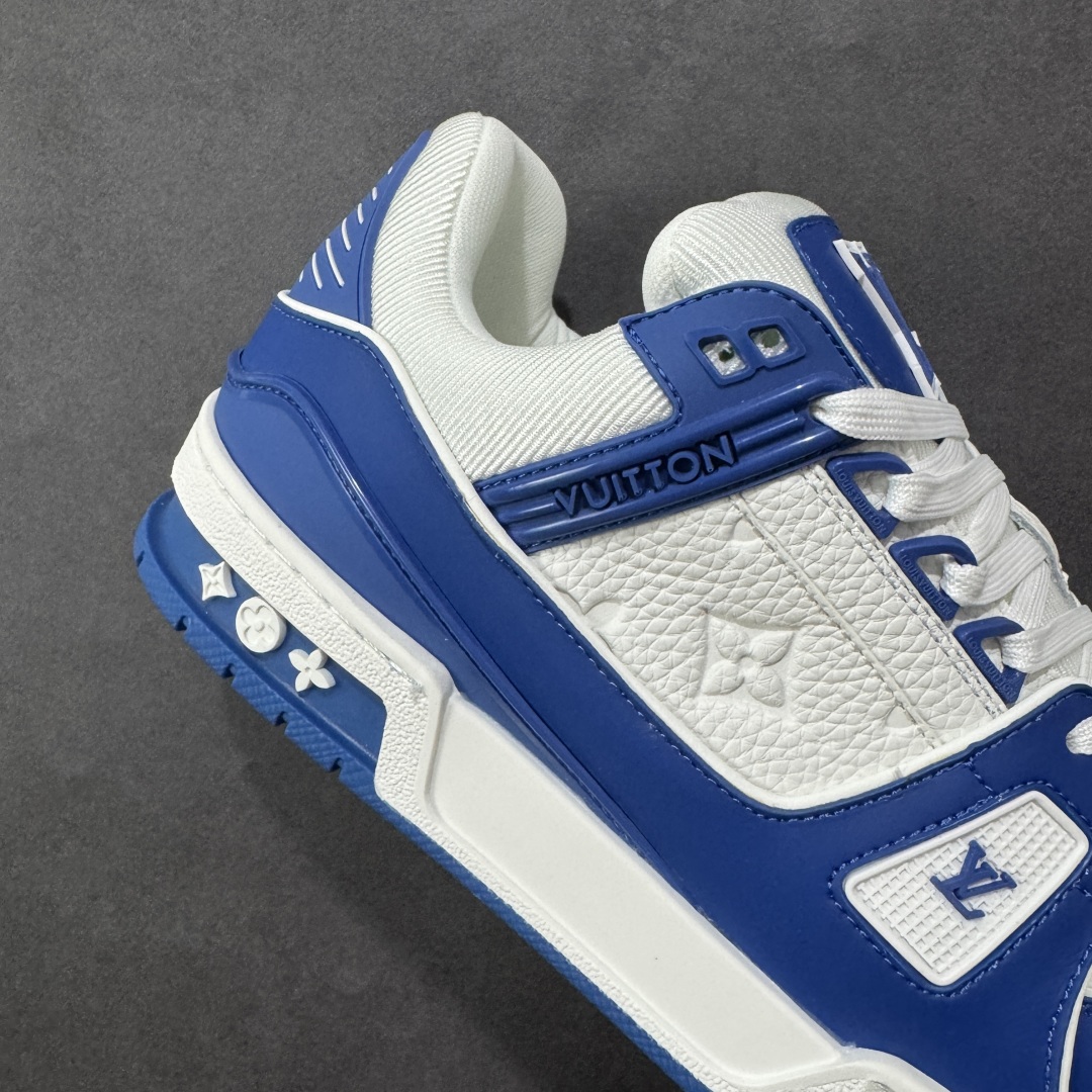 图片[6]-【头层礼盒版】Louis Vuitton LV Trainer 路易威登 驴牌 L家 情侣款 休闲 运动鞋 滑板鞋 广东大厂出品 头层皮料 高版本 极具性价比 做工版型到位 高清洁度 不偷工减料 非常推荐 尺码：35-45-选品中心