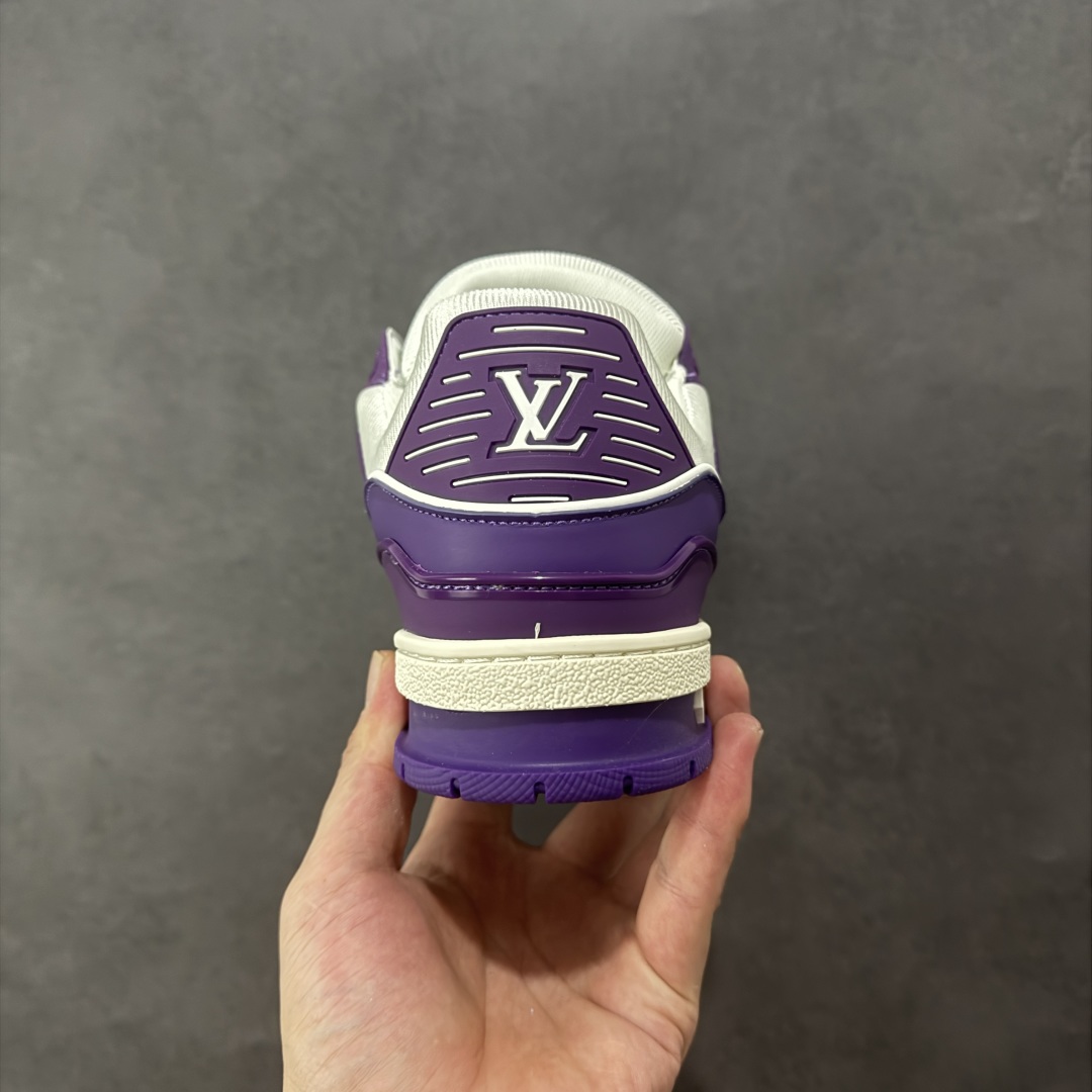 图片[4]-【头层礼盒版】Louis Vuitton LV Trainer 路易威登 驴牌 L家 情侣款 休闲 运动鞋 滑板鞋 广东大厂出品 头层皮料 高版本 极具性价比 做工版型到位 高清洁度 不偷工减料 非常推荐 尺码：35-45-选品中心
