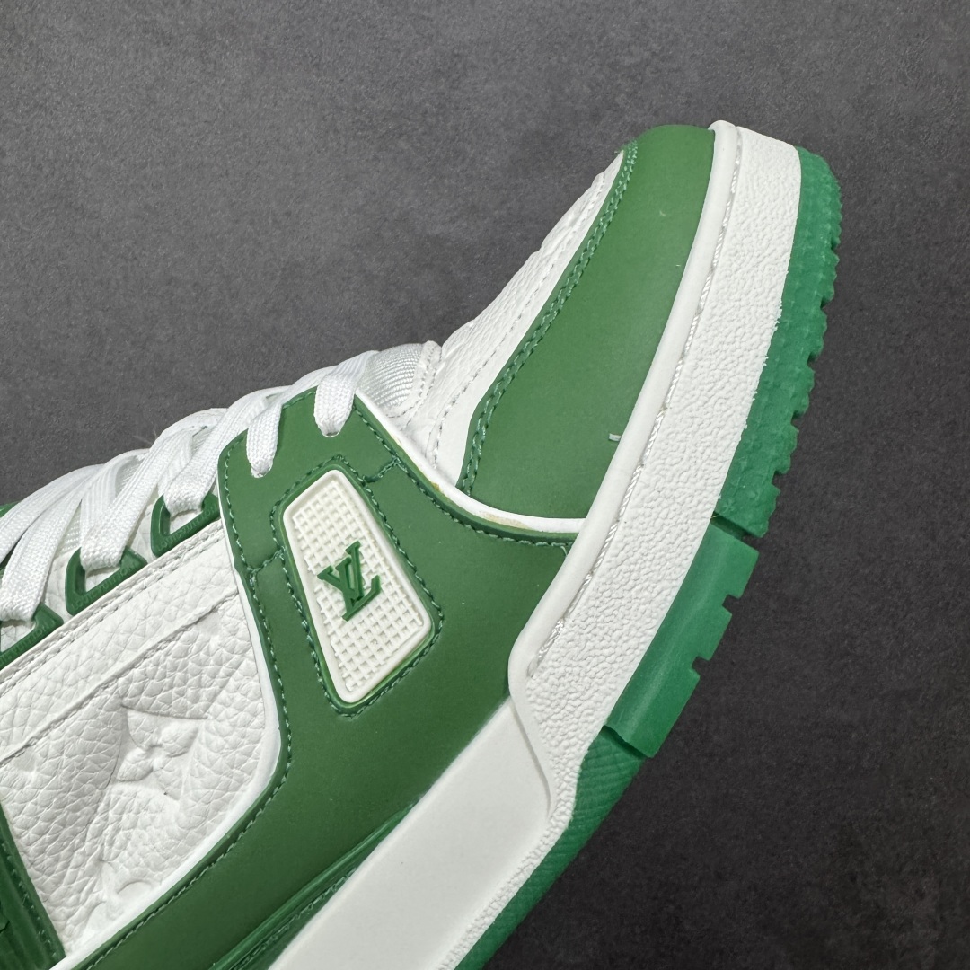 图片[5]-【头层礼盒版】Louis Vuitton LV Trainer 路易威登 驴牌 L家 情侣款 休闲 运动鞋 滑板鞋 广东大厂出品 头层皮料 高版本 极具性价比 做工版型到位 高清洁度 不偷工减料 非常推荐 尺码：35-45-选品中心